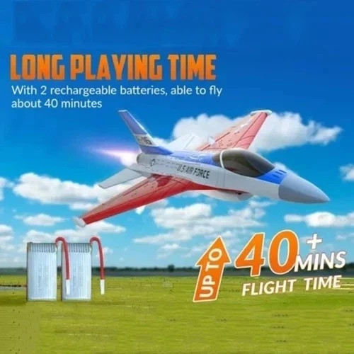 USA Volantex F16 EPP RC Airplane - 2.4GHz Easy Flyer, Ready Indoor/Outdoor Stunt