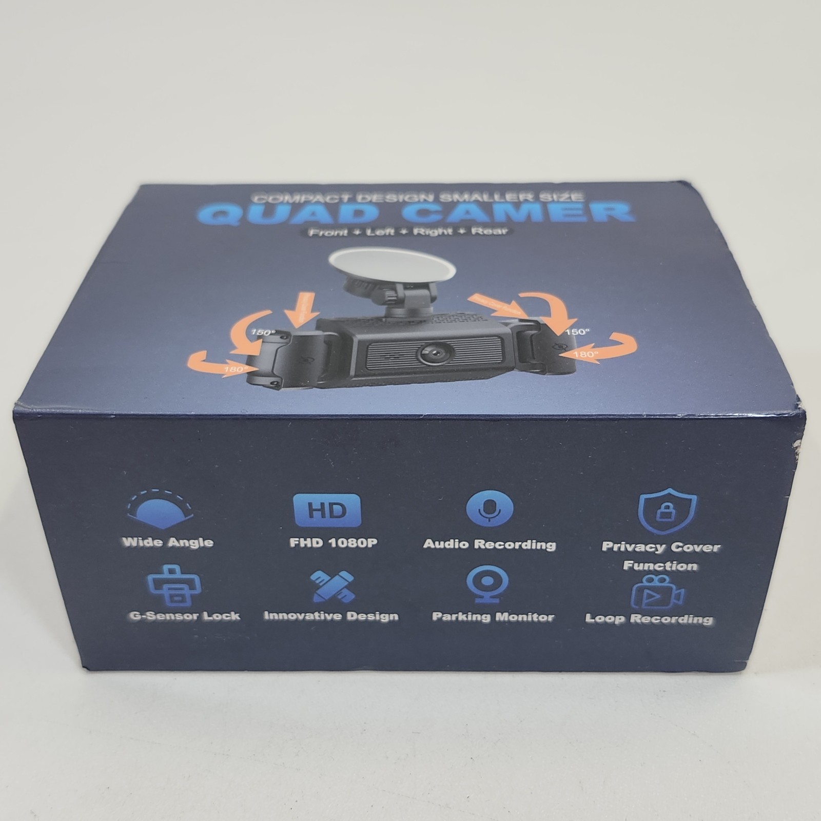 Quad Camera Dash Cam Kit 4-Channel Car