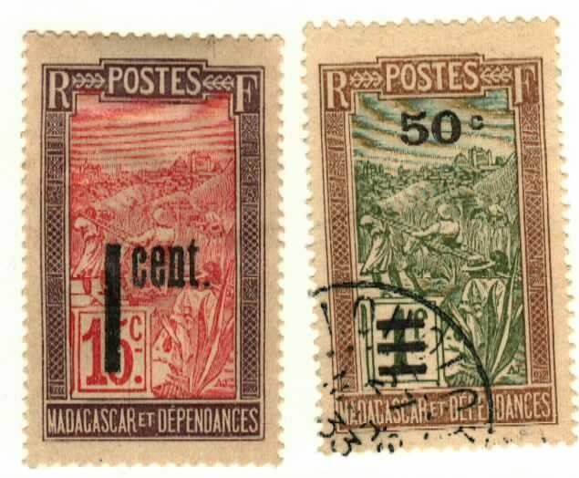 Madagascar #130 MH, 179 used