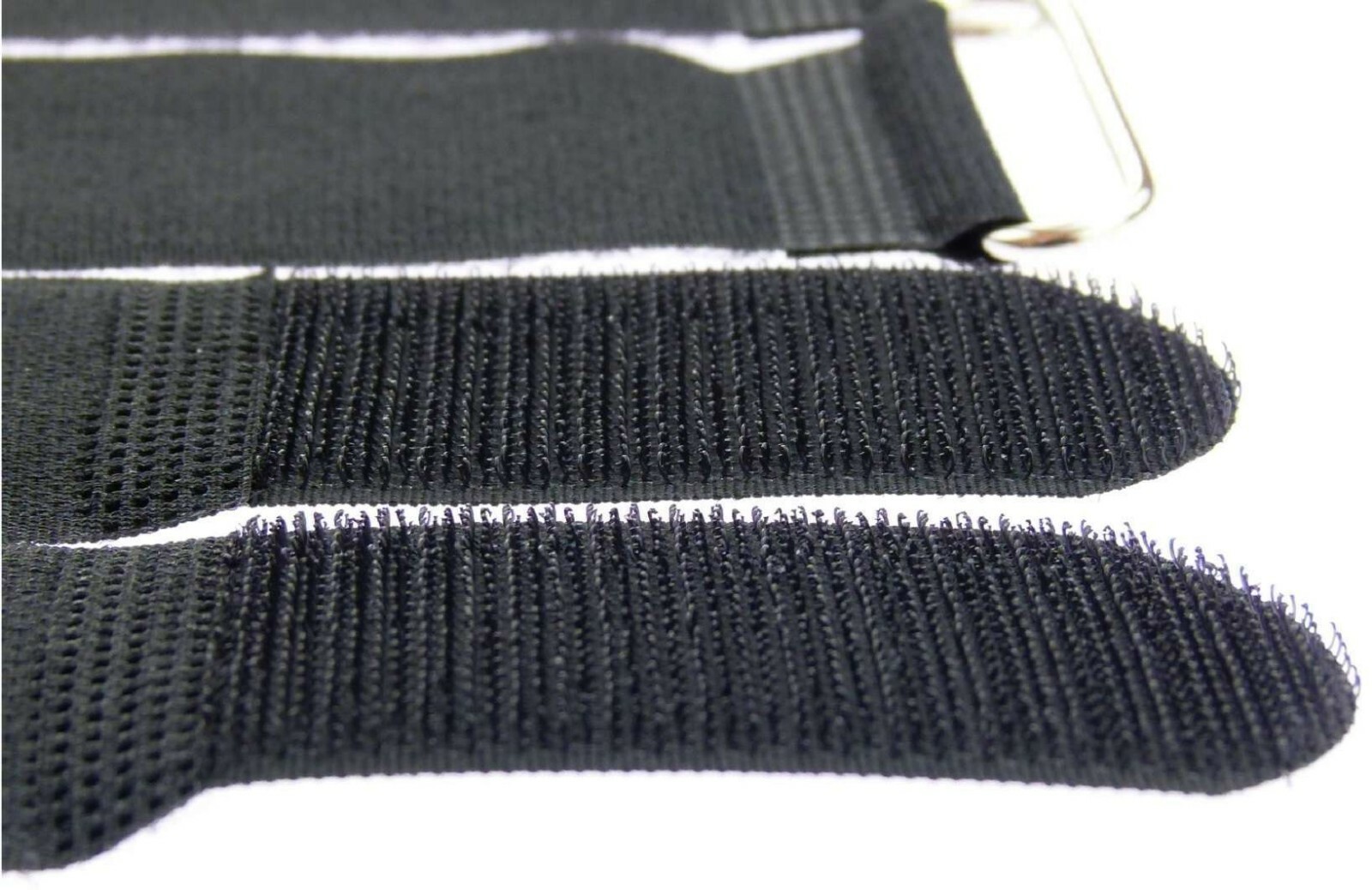 10 x Hook and Loop Cable Ties 400 x 40mm Black Cable Hook and Loop Cable Hook and Loop Fastener