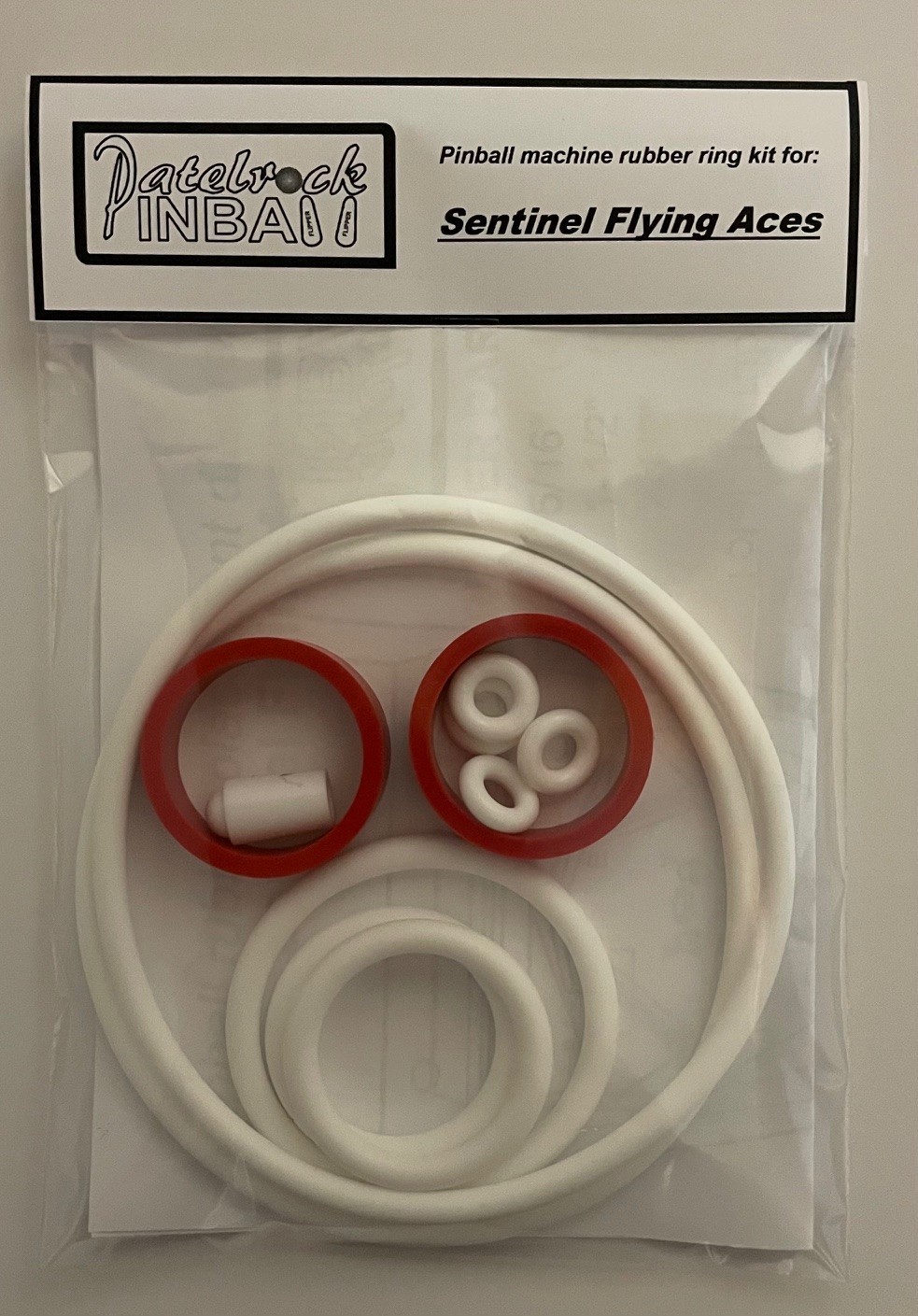 1977 Sentinel Flying Aces Pinball Machine Rubber Ring Kit