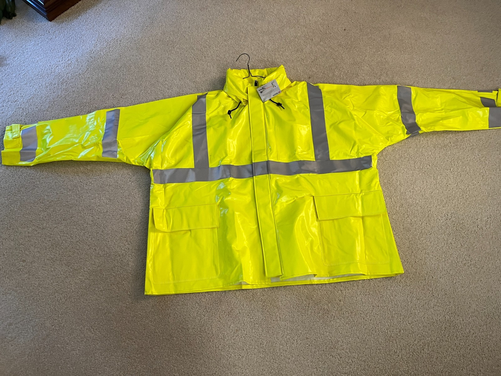 Neese Flame Arc Resistant Class 3 Yellow 227AJ Jacket 2X  Large Never used