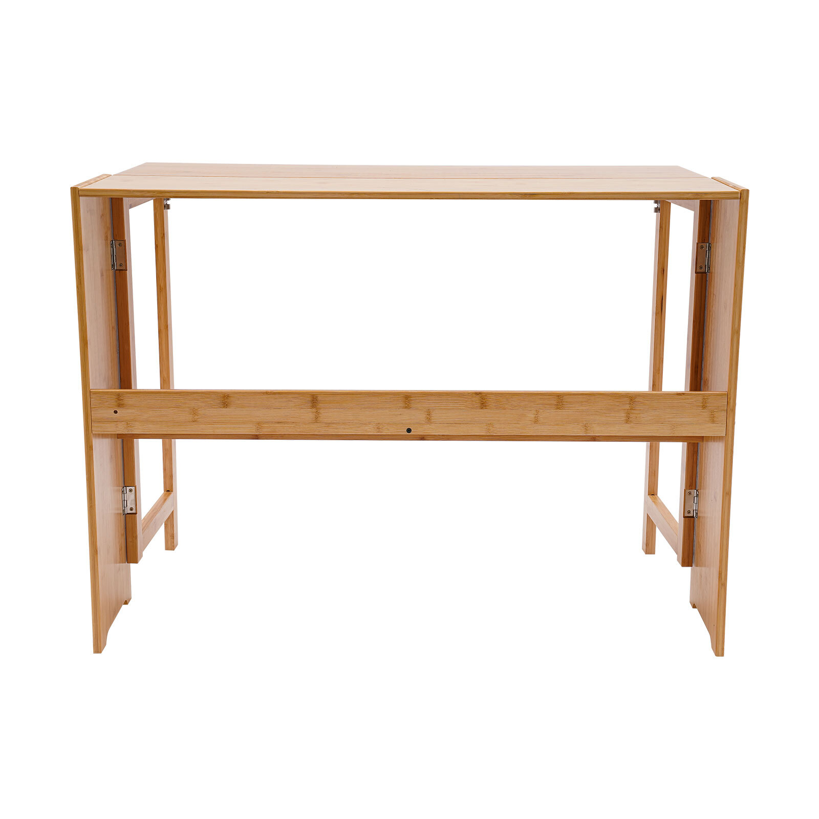 Folding Desk, Computer Desk with Bookshelf, Writing Desk for Student Office