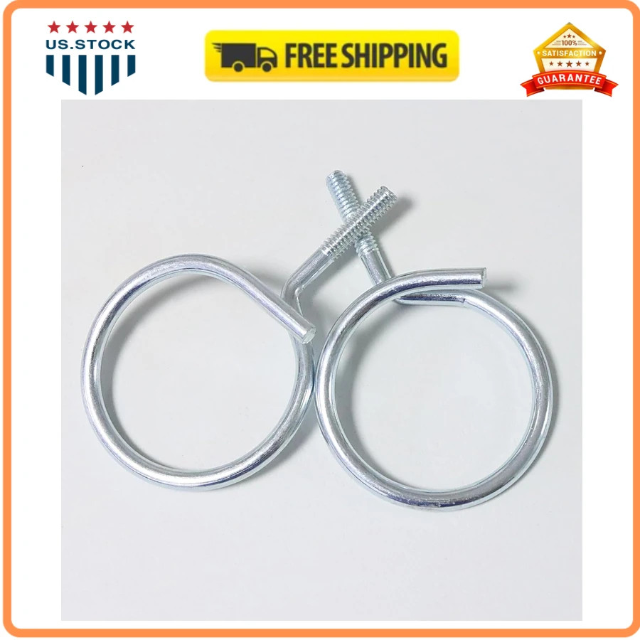 1/4-20 Threaded Bridle Rings 2 Inch Heavy Duty Cable Support 100 Pack