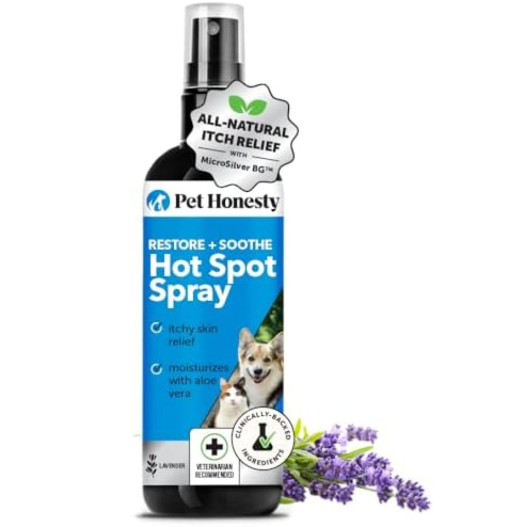 K9 Soothe anti Itch Spray for Dogs with Aloe Vera, Lavender, Natural Hot Spot
