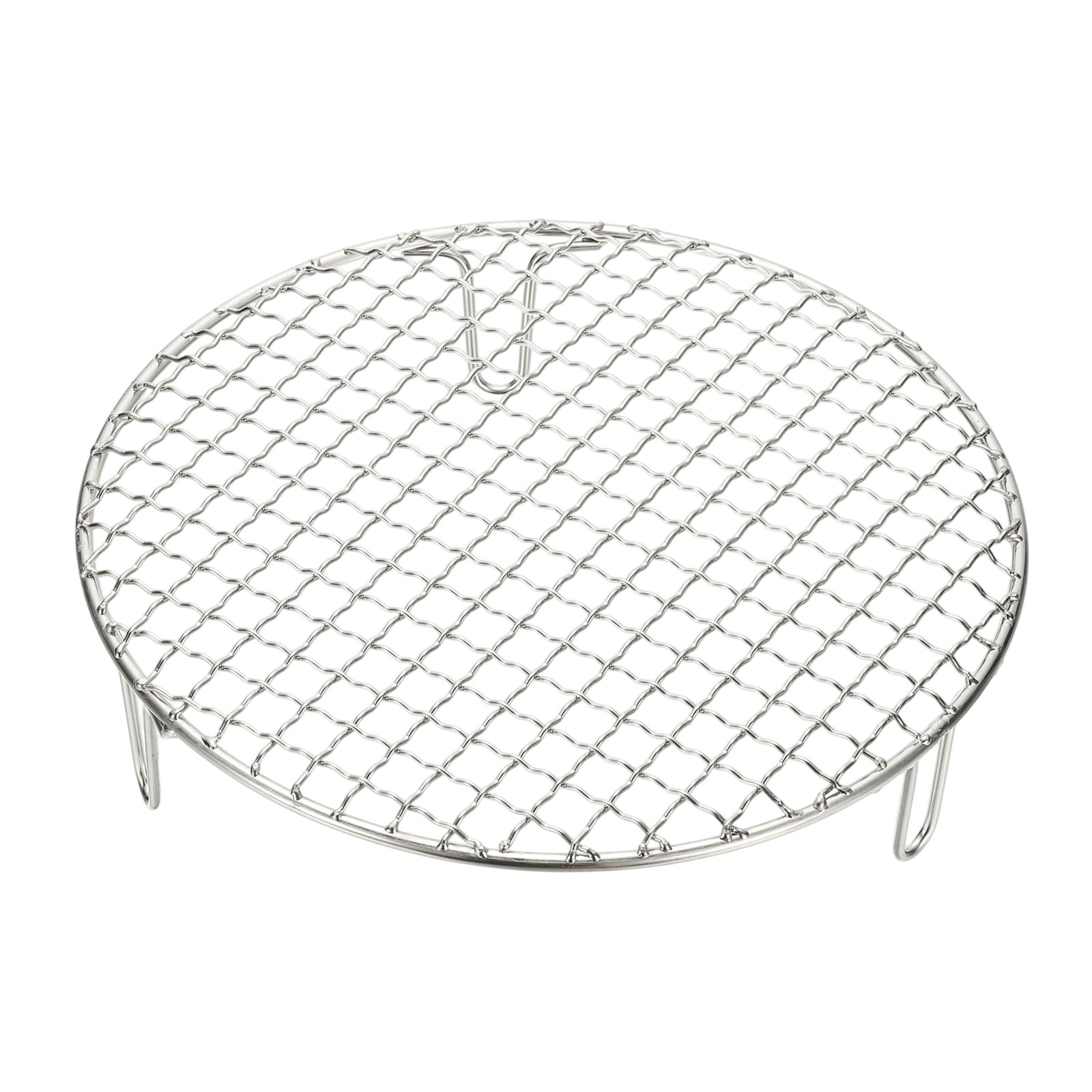 9.5 Inch Round Cooking Rack, Stainless Steel BBQ Grill Baking Rack with Legs