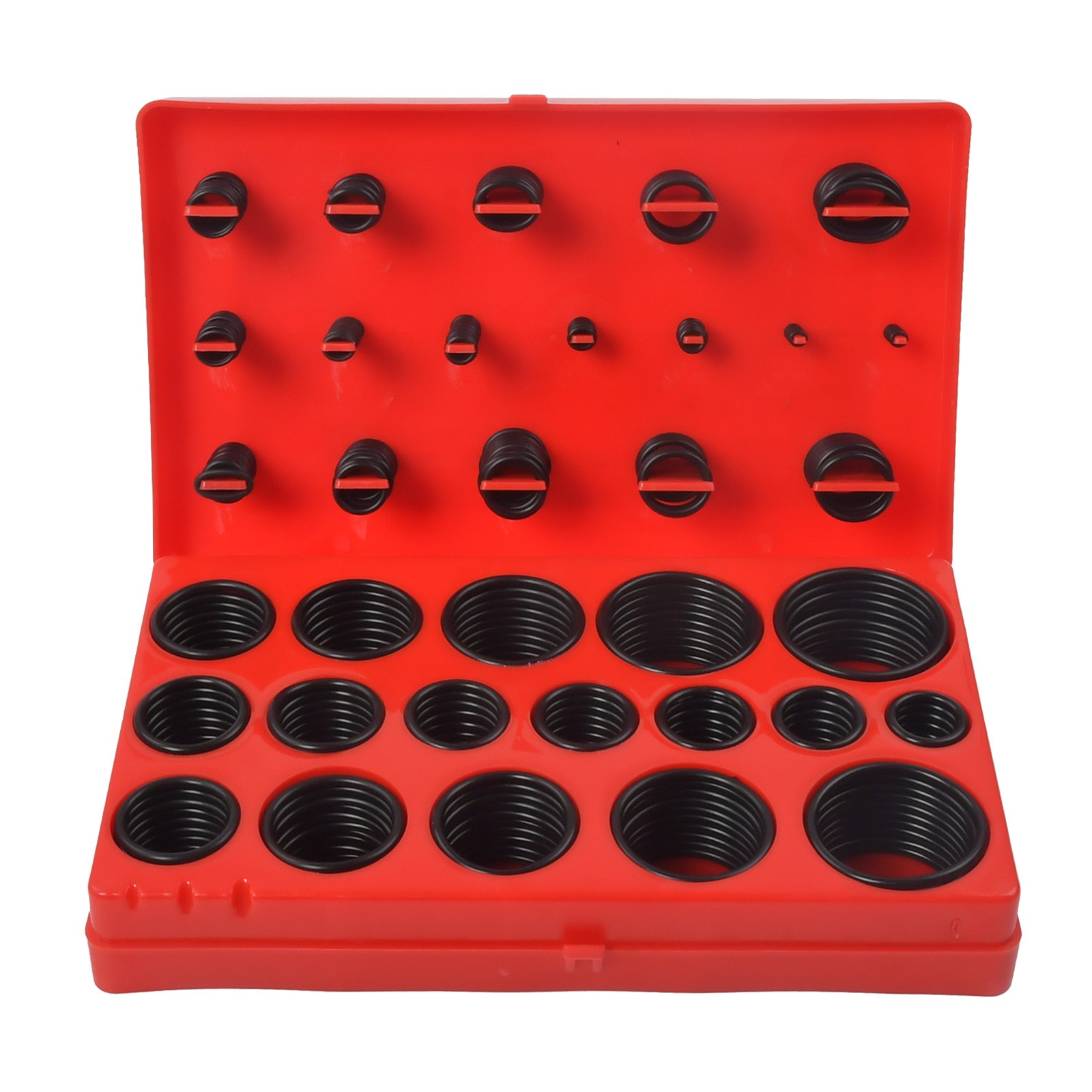 826 PCS Universal O Ring Assortment Set Metric Oil Proof Kit 64 Size O-Ring Case