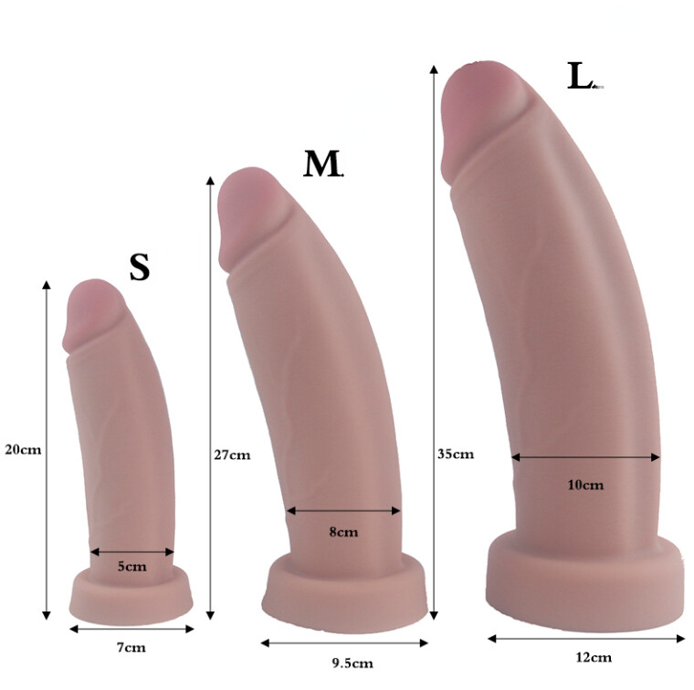 Huge Thick Silicone Dildo Dong Adult Sex Toy Big Penis G-spot Anal Toy for Women