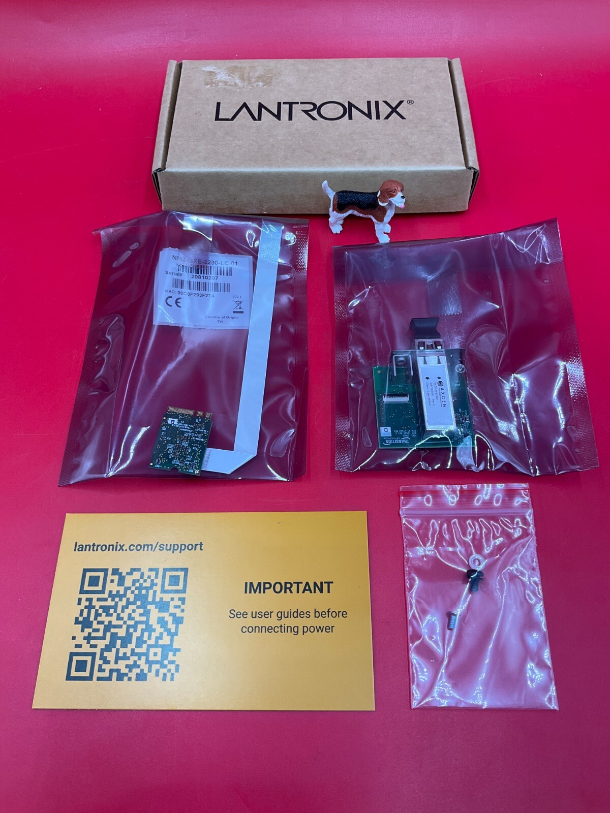 Lantronix Gigabit SX LC M.2 Ethernet Card Dell OptiPlex 7040 7050 NM2-GXE-2230