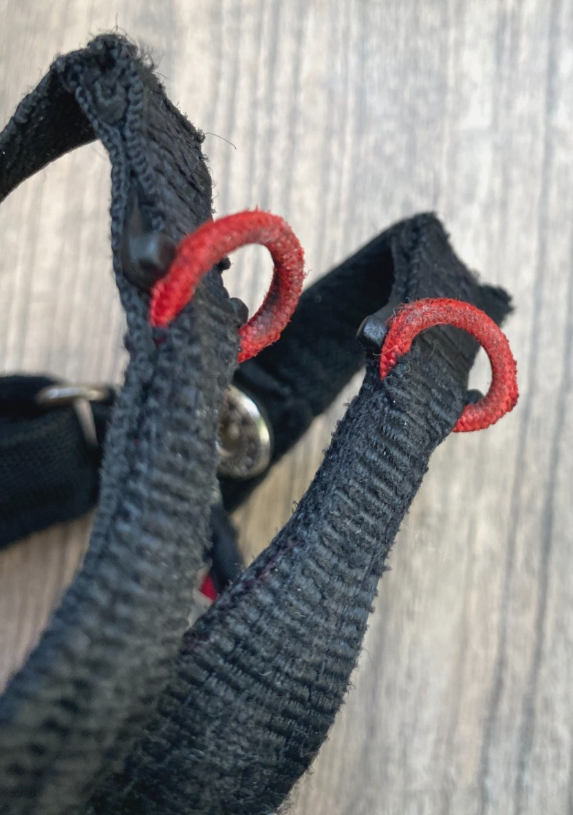 LEKI TRIGGER POWER STRAP S/M/L Black Red Red Yellow RARE old shape