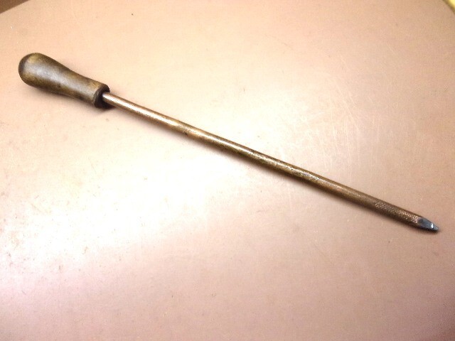 Vintage Unique & Rare Solid Copper Soldering Iron 18 3/4" Long Stamped Jan. 94