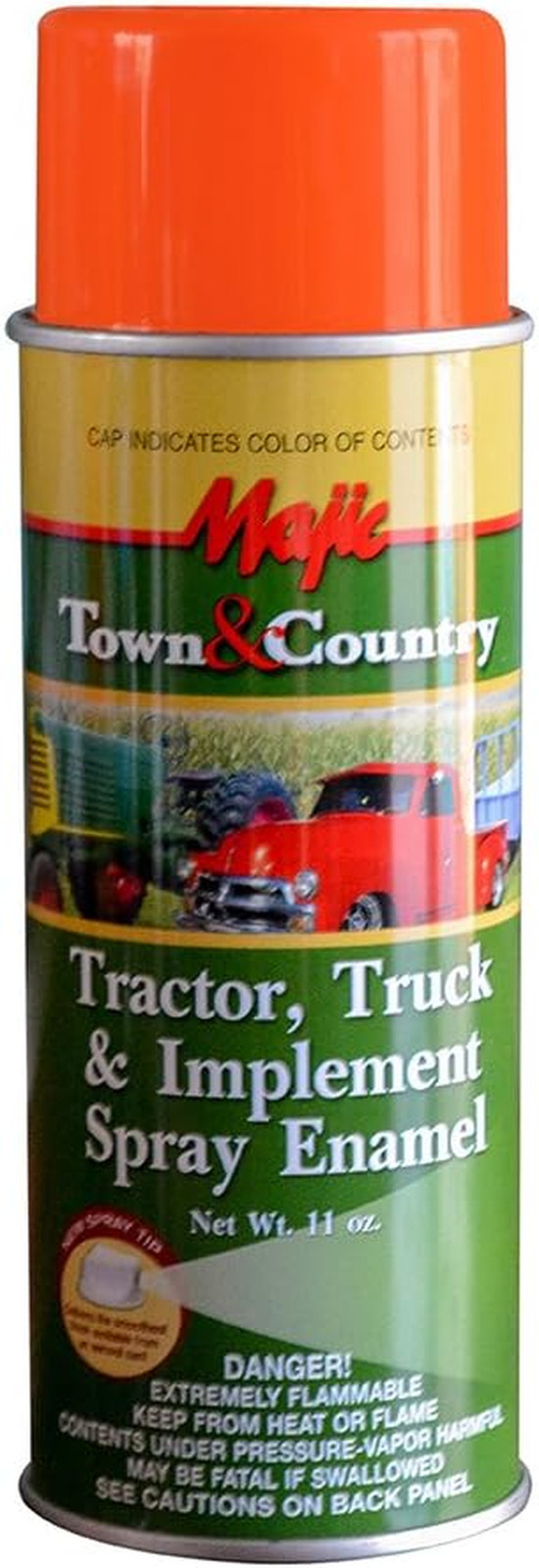 Paints 8-20971-8 Tractor & Implement Spray Enamel Paint, Aerosol, Kubota Orange