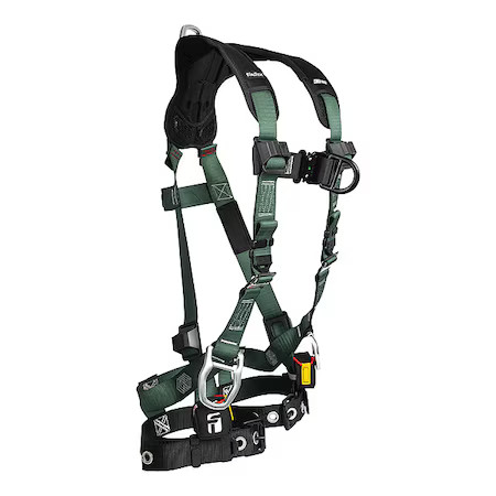 Falltech 19104Dsm Full Body Harness, S/M, 420 Lb, Quick-Connect Chest/ Tongue