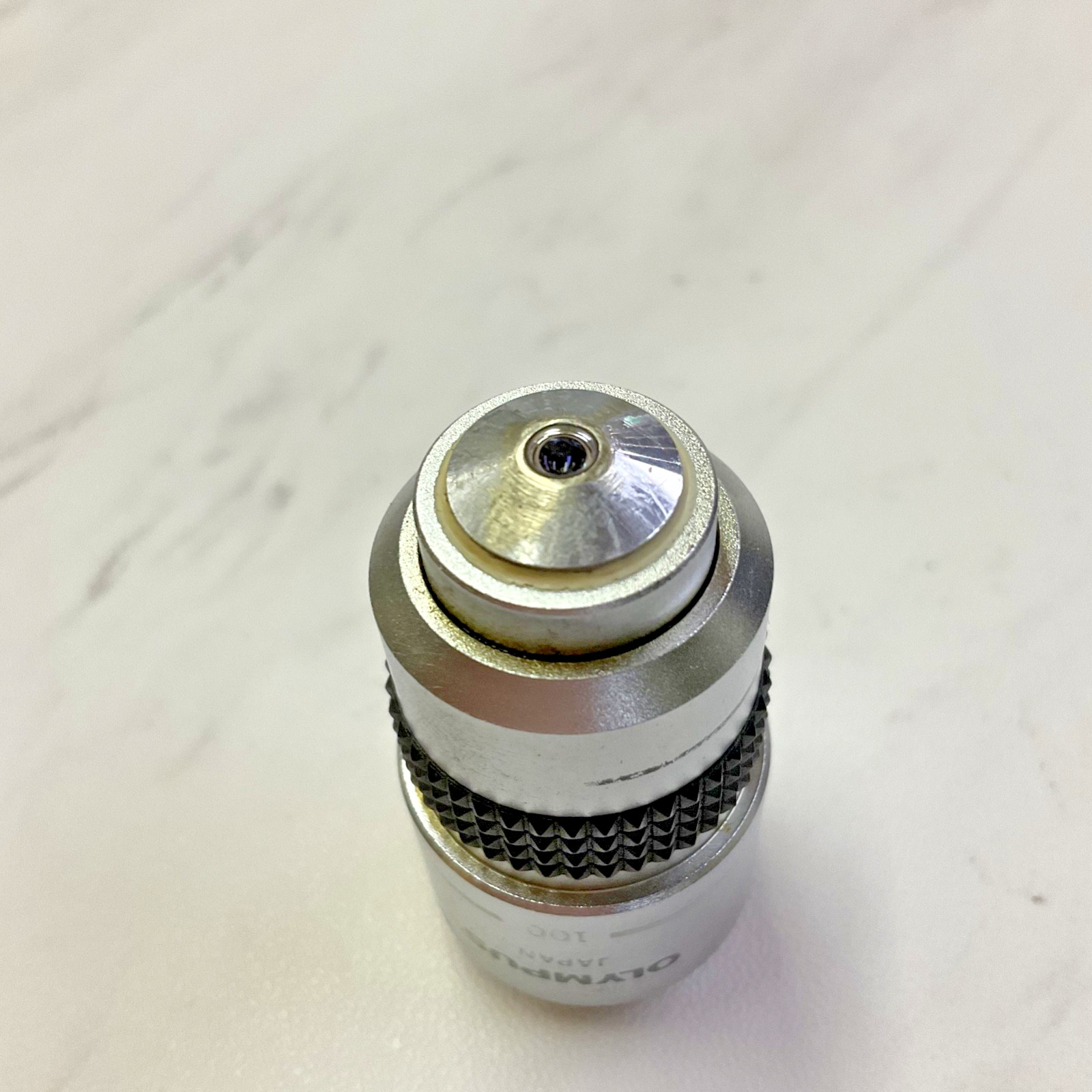 Olympus Japan DPlan 100 1.25 oil 160/0.17 Microscope Objective Tested