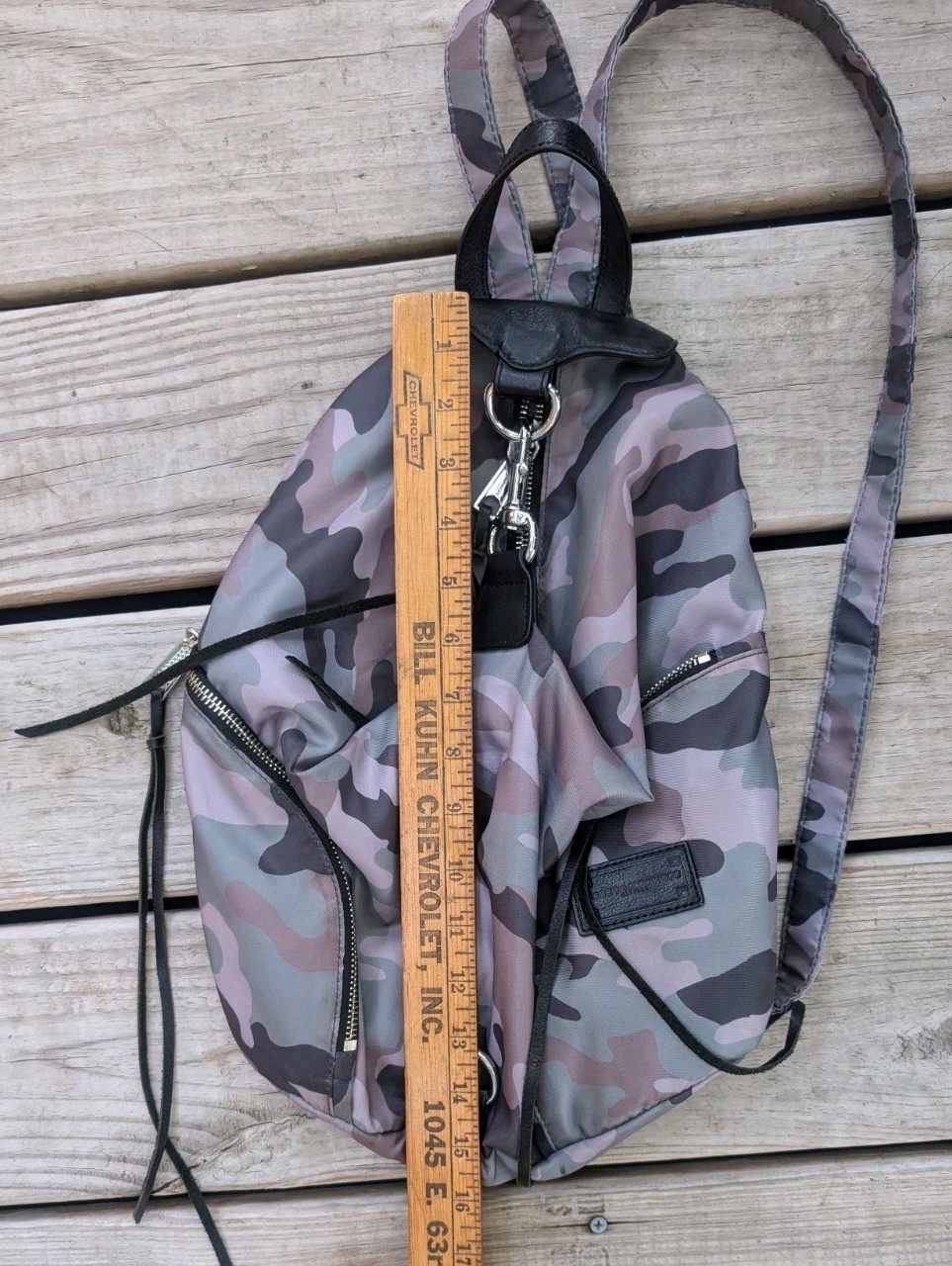 Rebecca Minkoff Julian Nylon Backpack Camo EUC
