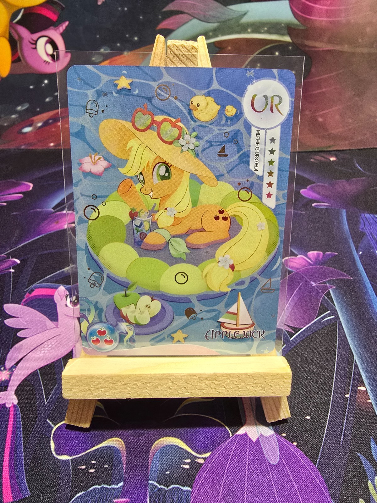 KAYOU My Little Pony Applejack (UR) Pool party Card 2025 MLPME02-UR-006L4