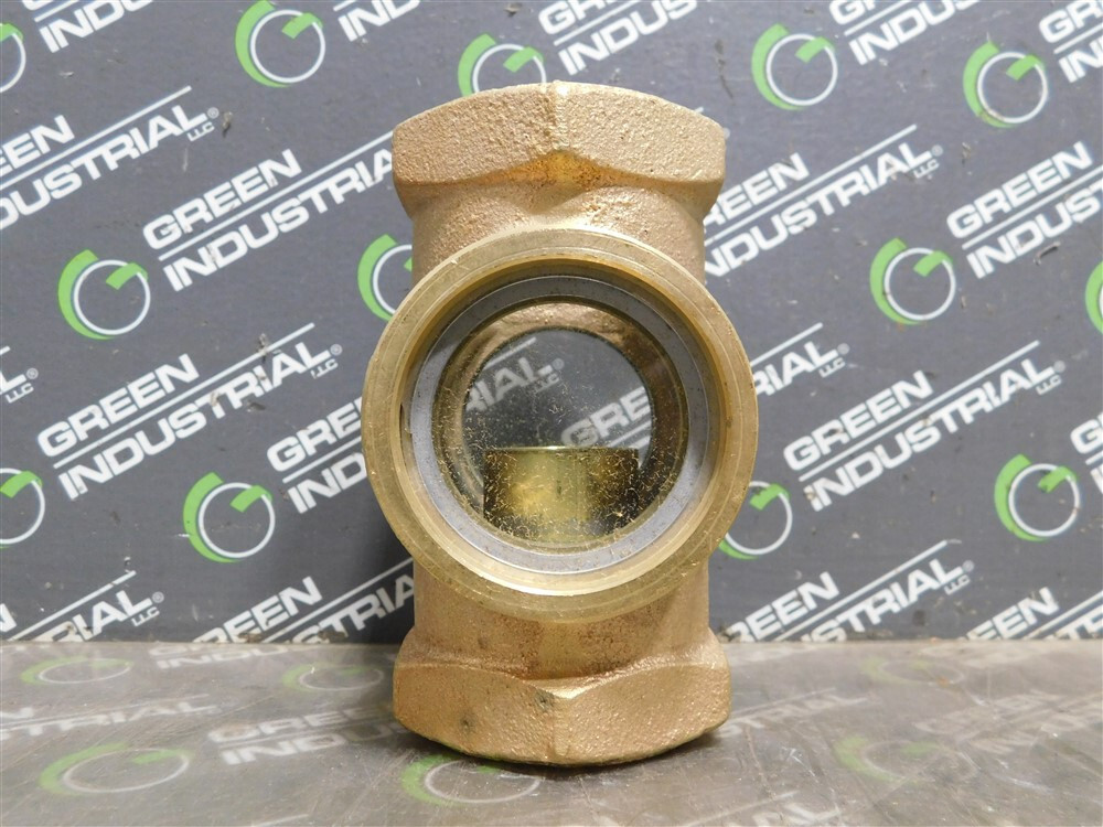 NEW Unbranded 55B 34N16 Bronze Sight Flow Indicator 2"