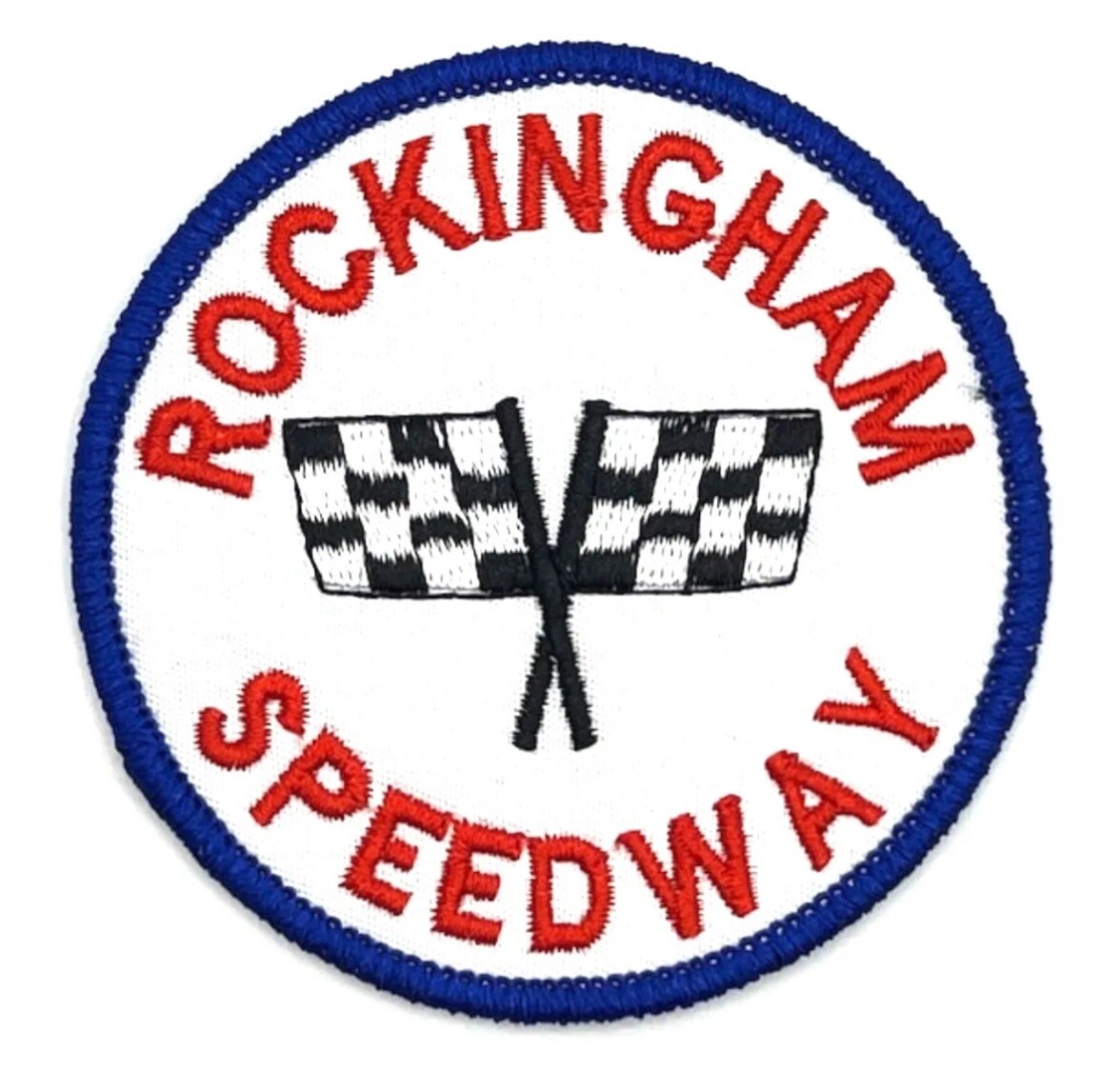 Rockingham Speedway NASCAR Patch Iron Sew On Vintage Style Retro Cap Hat