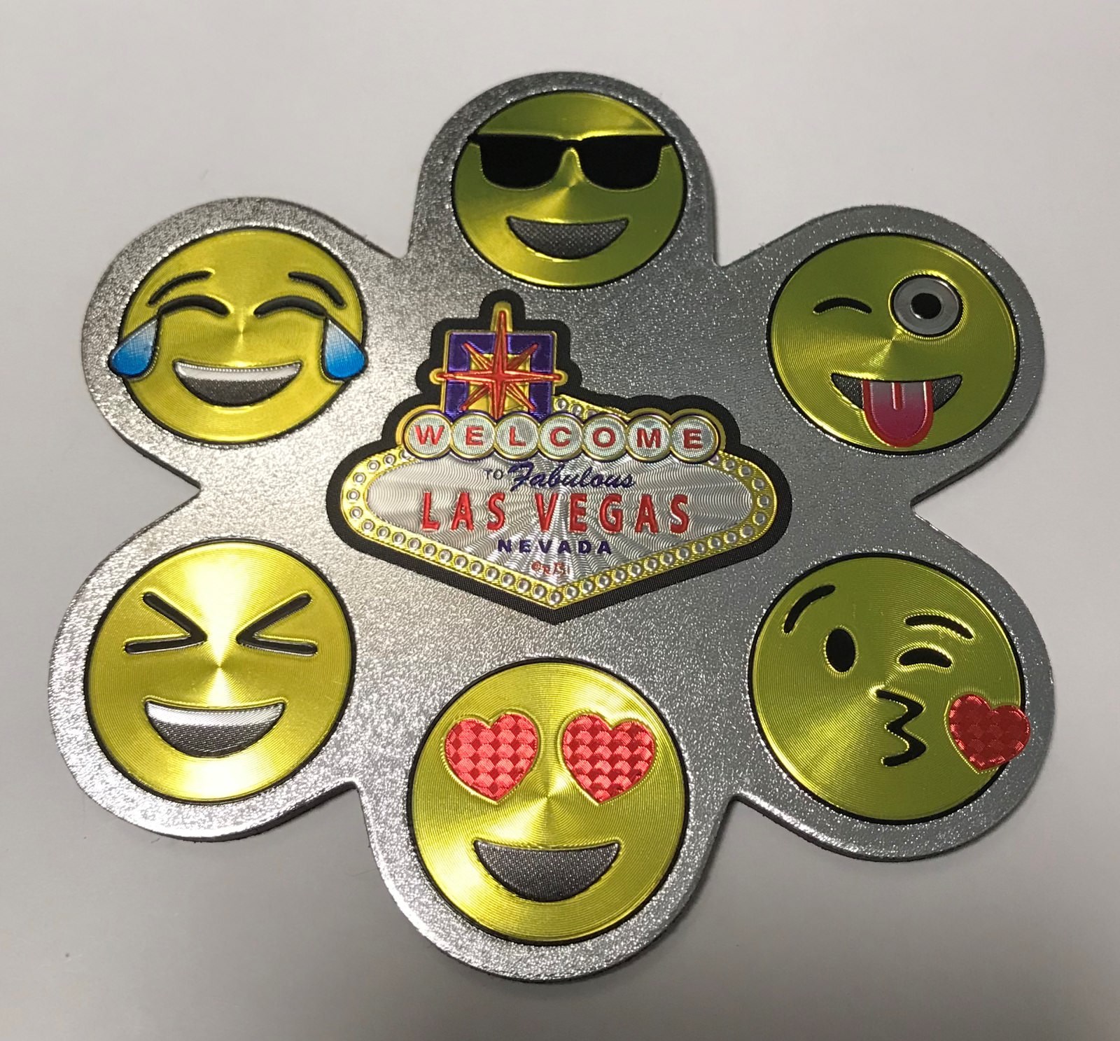 Welcome Las Vegas Sign Casino Magnet Emoji Magnet Smiley Face Yellow Hearts