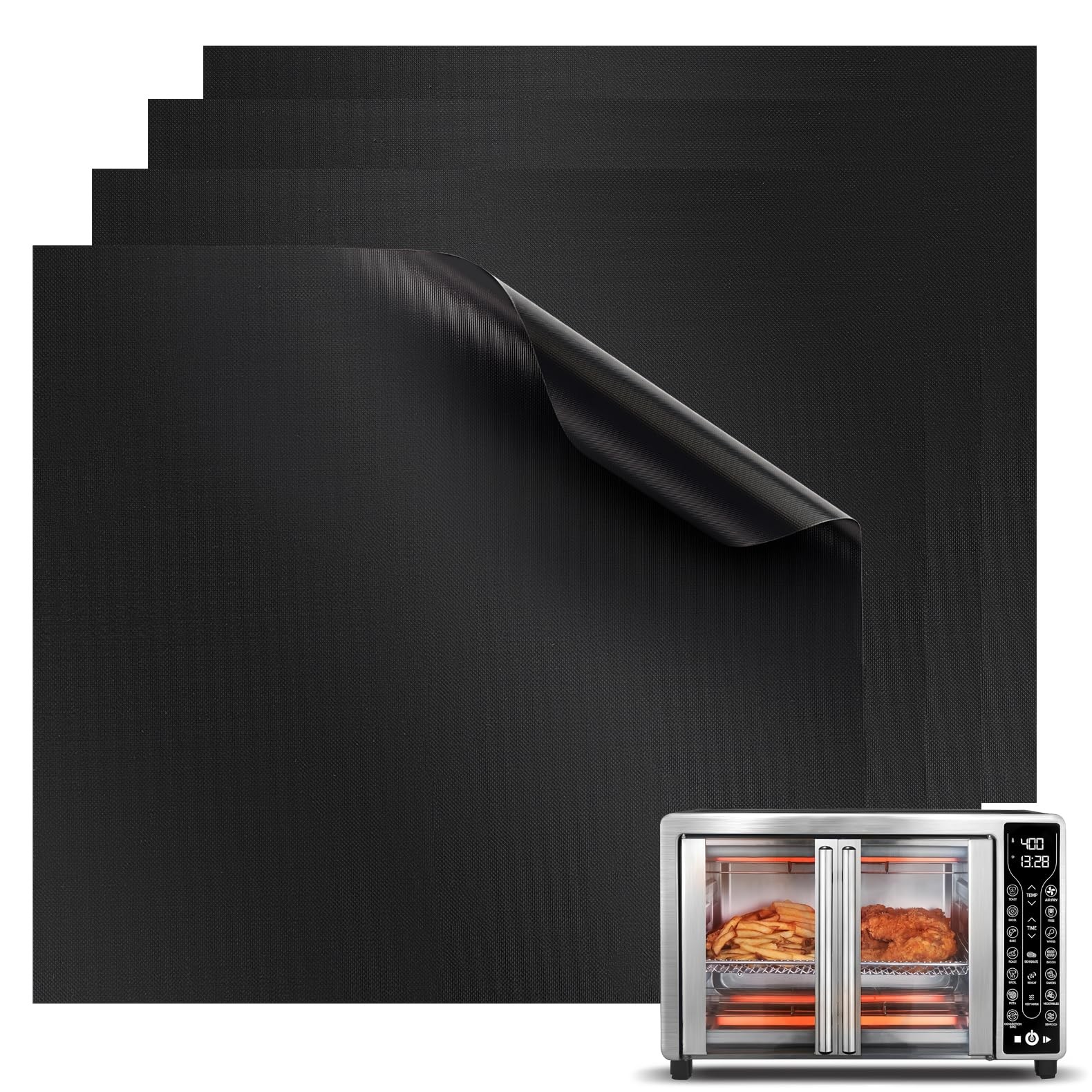 4 PCS Oven Liners for Gourmia Toaster Oven Air Fryer Combo, Air Fryer Accesso...