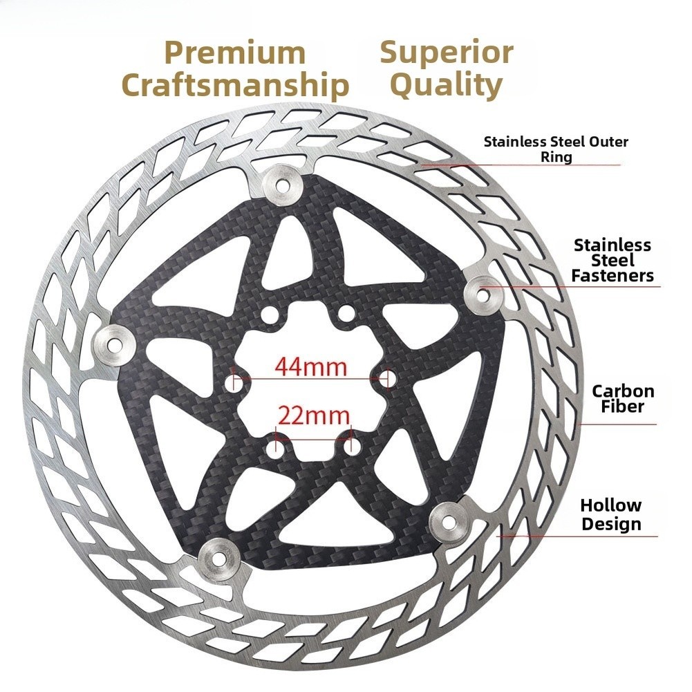 Carbon Fiber Disc Brake For ROTOR for Mountain Road Bike 140 160 180mm