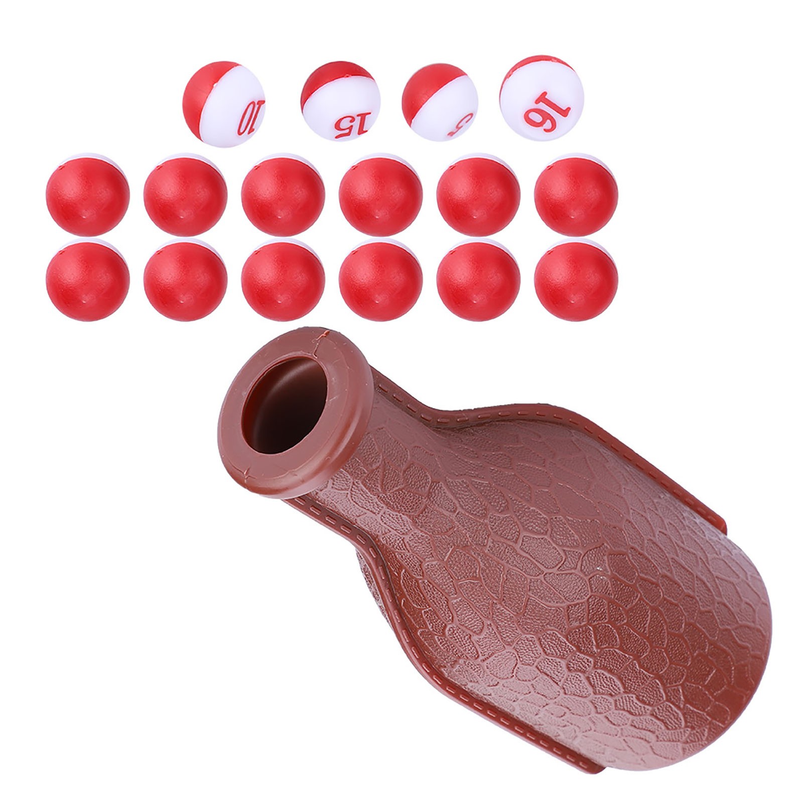 Pool Dice Set With Shaker Bottle For Billiards Games