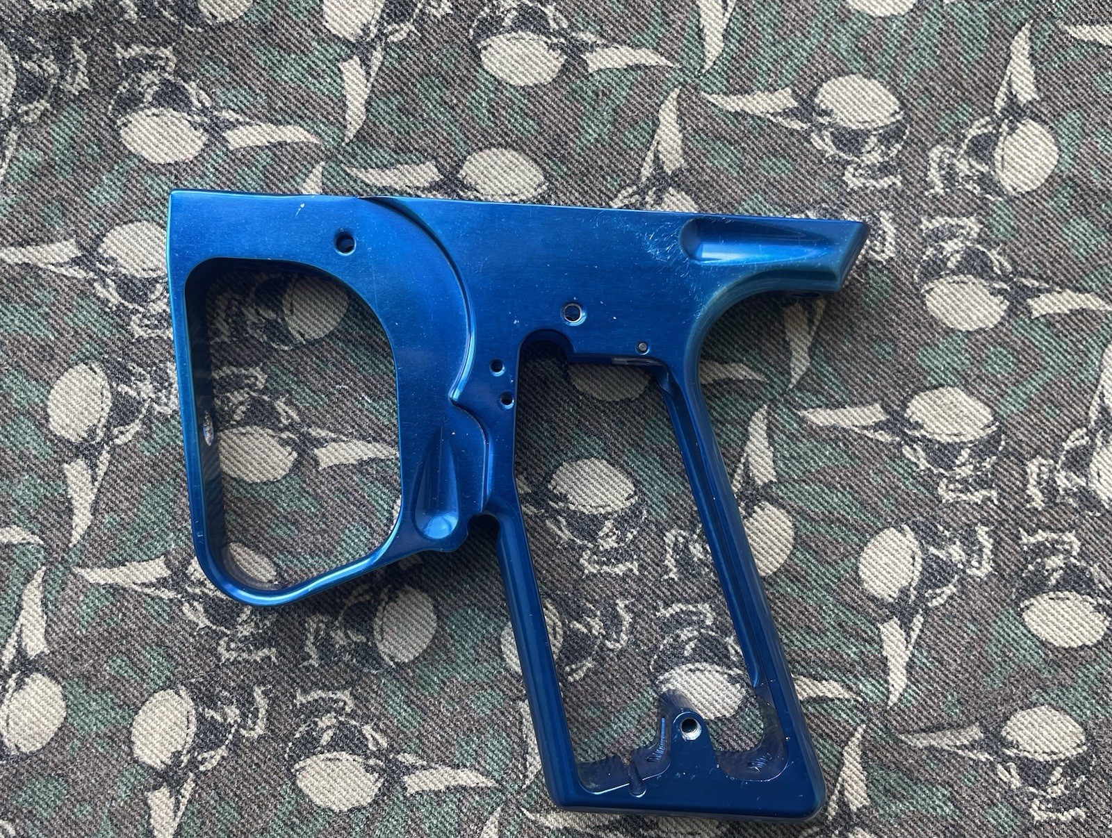 SMART PARTS SHOCKER SFT & NERVE TRIGGER FRAME GLOSS BLUE POWER BUTTON INCLUDED