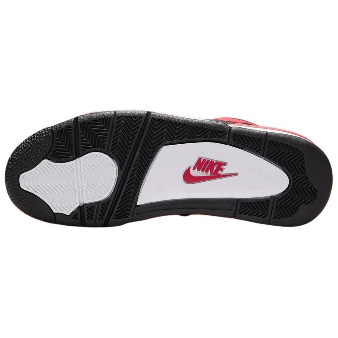 NIB Men Nike Air Flight 89 Low Bred FZ3045-001 Black/Gym Red/White