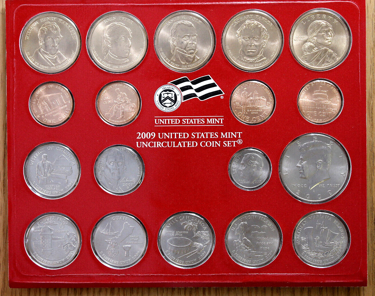 2009 Mint Set - Uncirculated Coins - 36-Coin Set - P & D