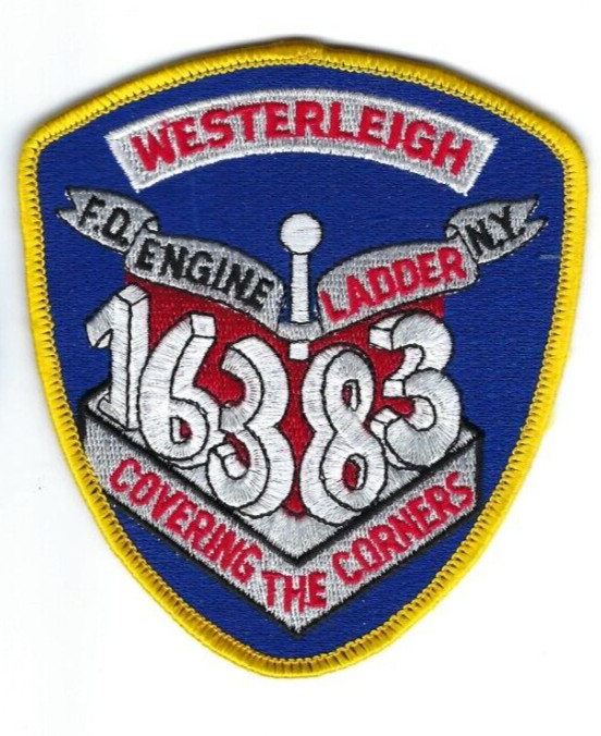 New York City Fire Dept. FDNY Engine 163 Ladder 83 *WESTERLEIGH* patch - NEW!