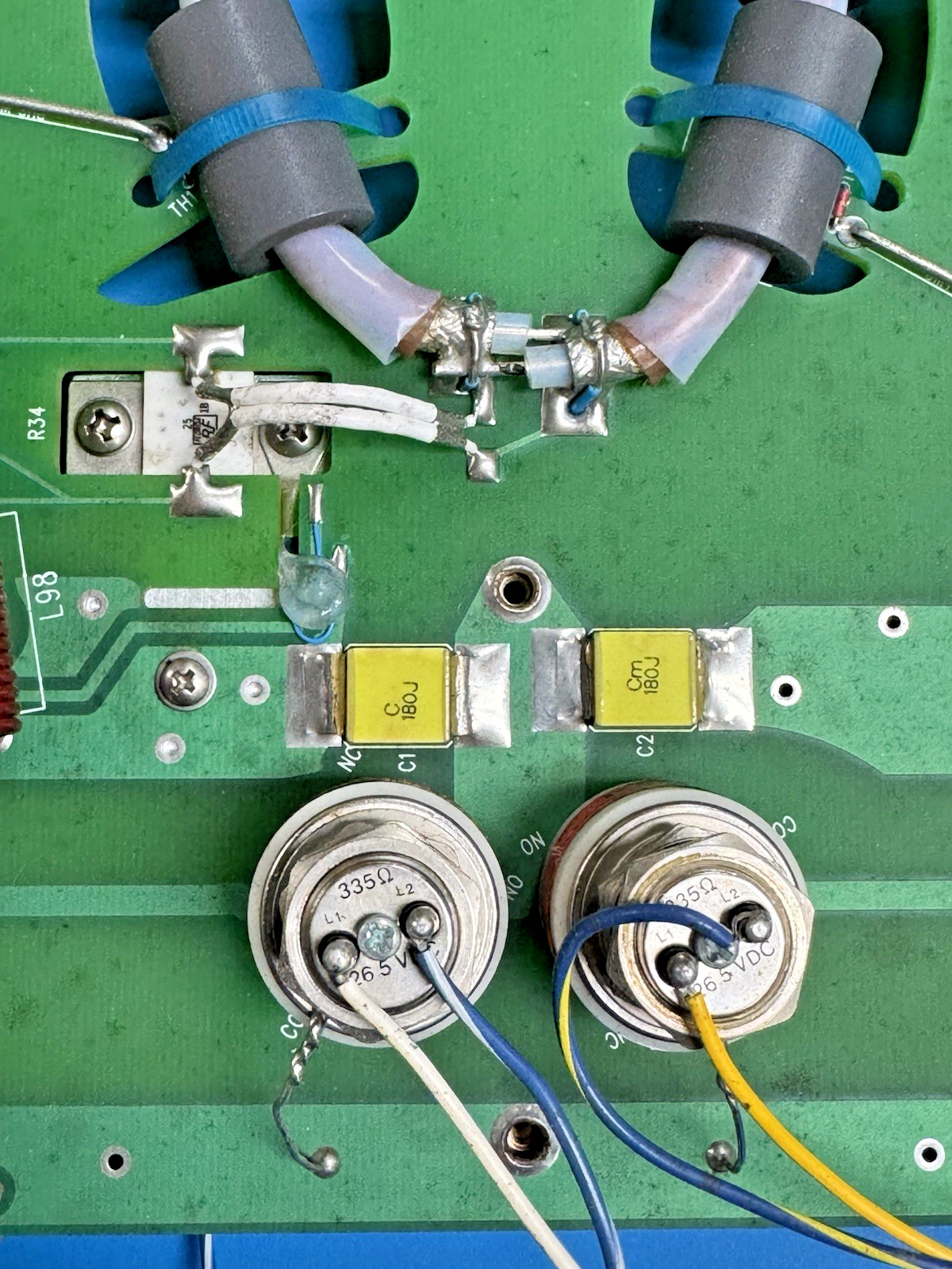Board with Pair of Kilovac Vacuum Relays...HC-2/S3...Lots of Other RF Components