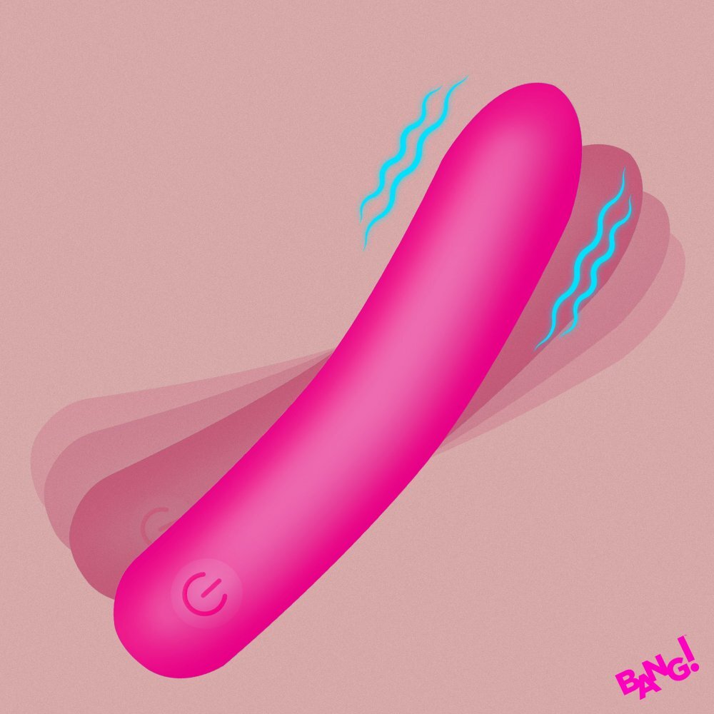 Bang!: Tapered Flexible Silicone Bullet - Pink ---FREE SHIPPING!!!