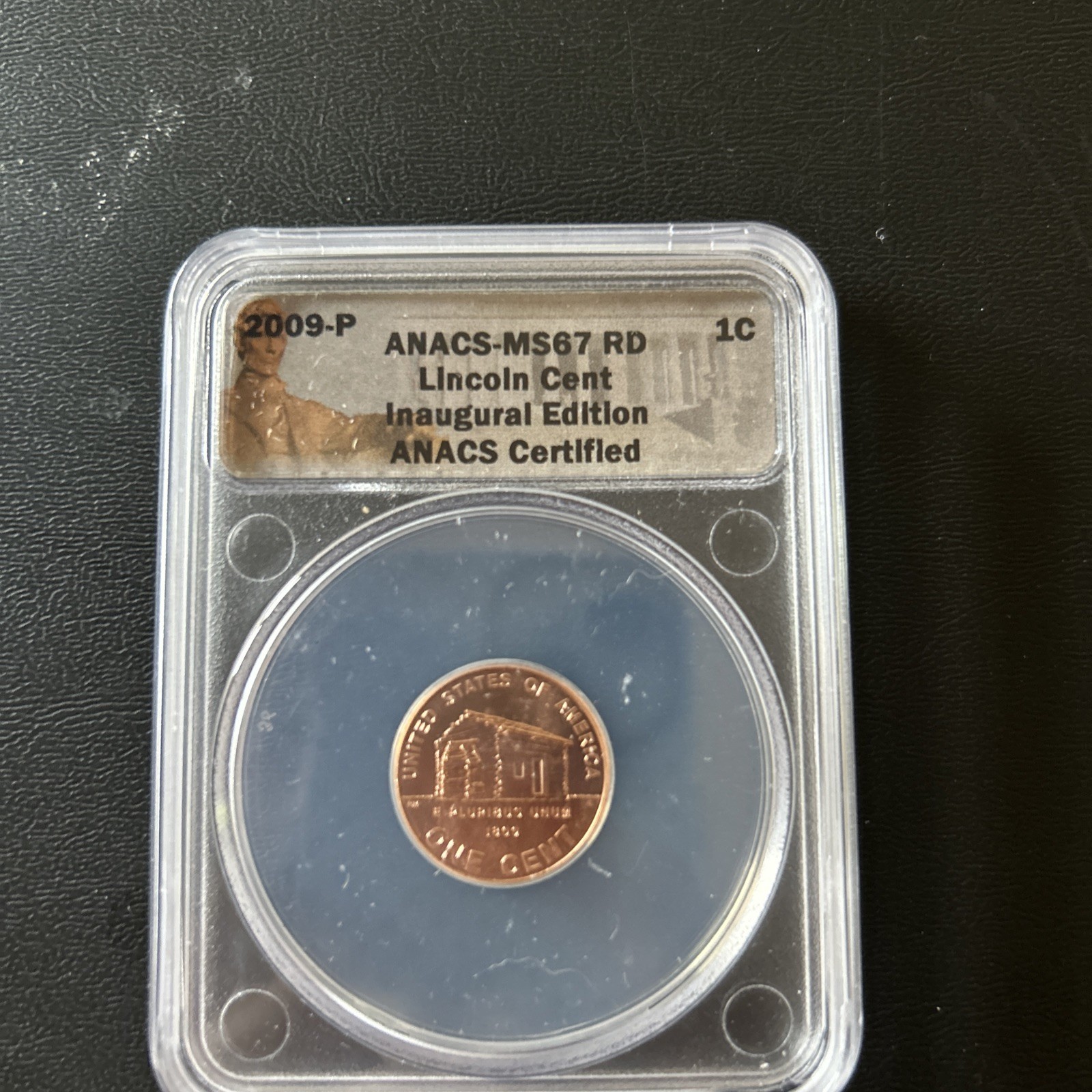 2009 P 1C LINCOLN CENT INAUGURAL EDITION