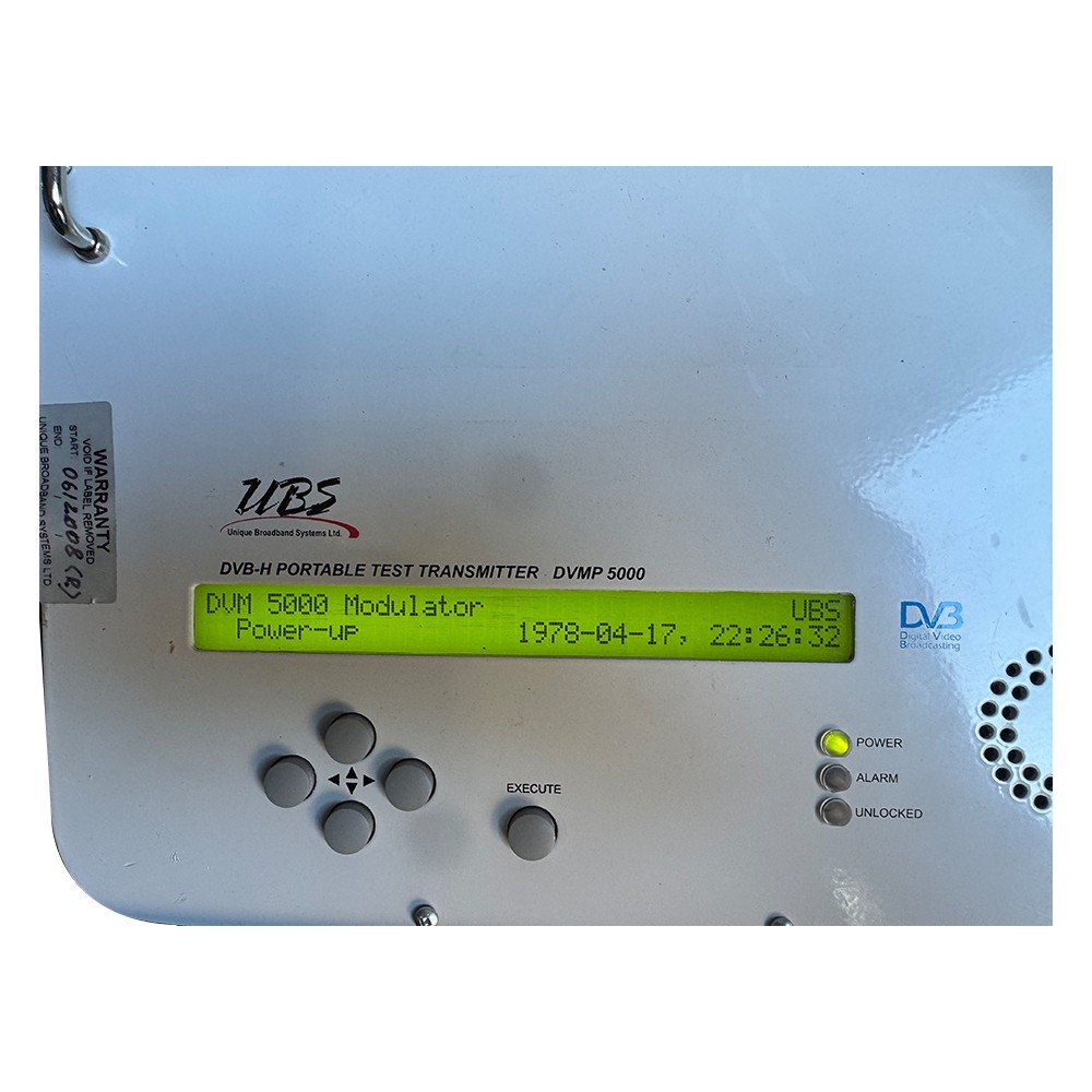 DVB-H Portable Test Transmitter Modulator RF COFDM ASI RS232 RS485 Pelican Case