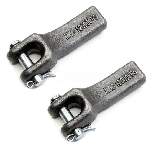 GRIPON (Pack of 2) 5/16 inch Weld-On Safety Chain Retainer for Trailer Hitch