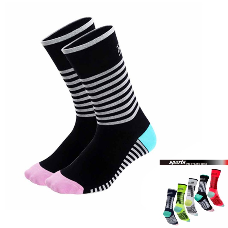 Pro Cycling Socks Mens Womens Riding Bicycle Sports Ankle Socks XC MTB BMX Grey