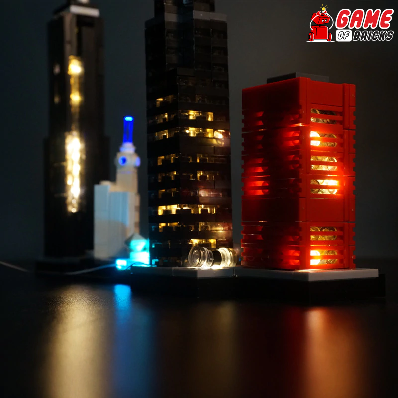LED Light Kit for Chicago - Compatible with LEGO® 21033 Set