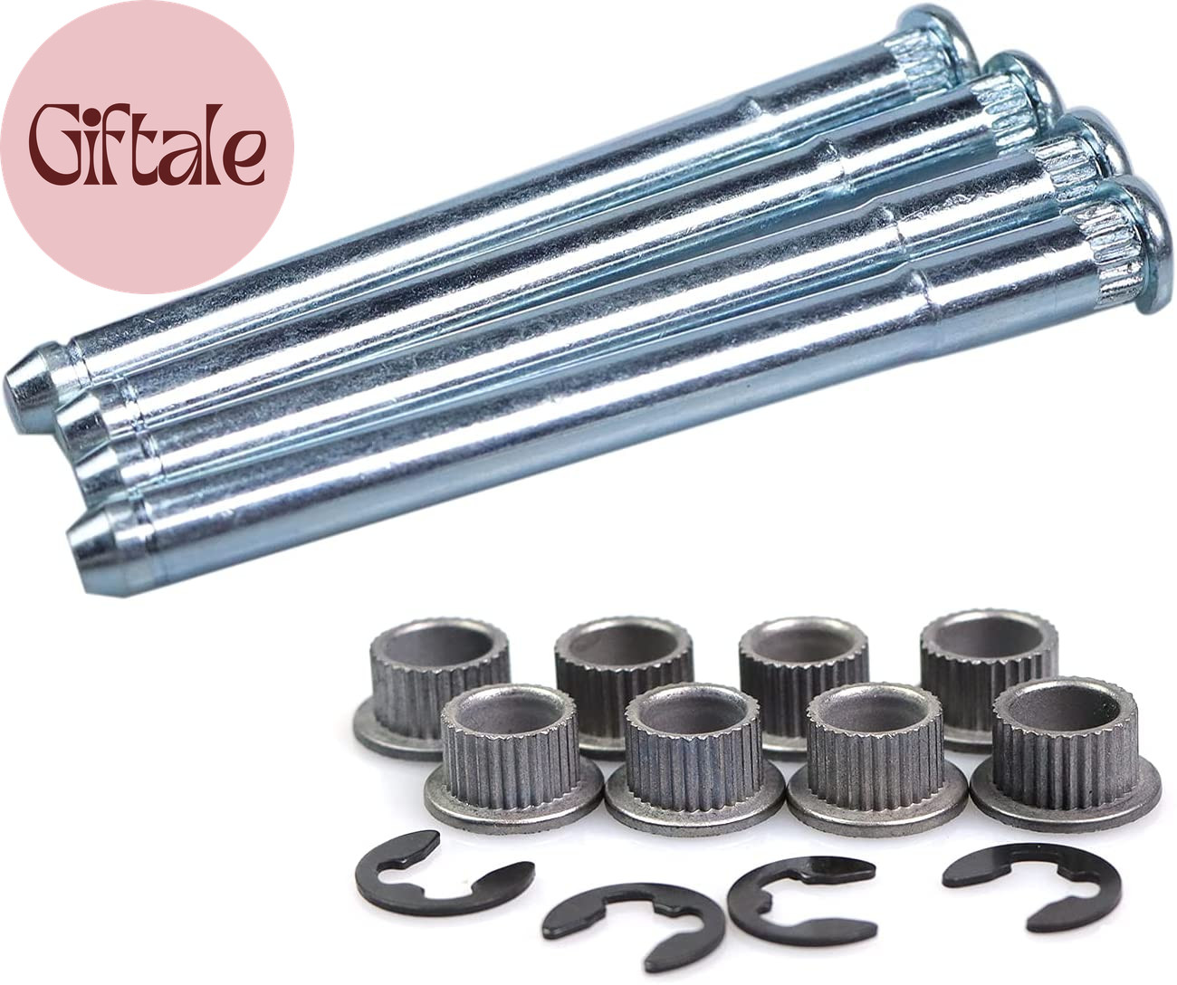 Door Hinge Pin and Bushing Repair Kits Compatible with 1988-2002 Chevy GMC C1500