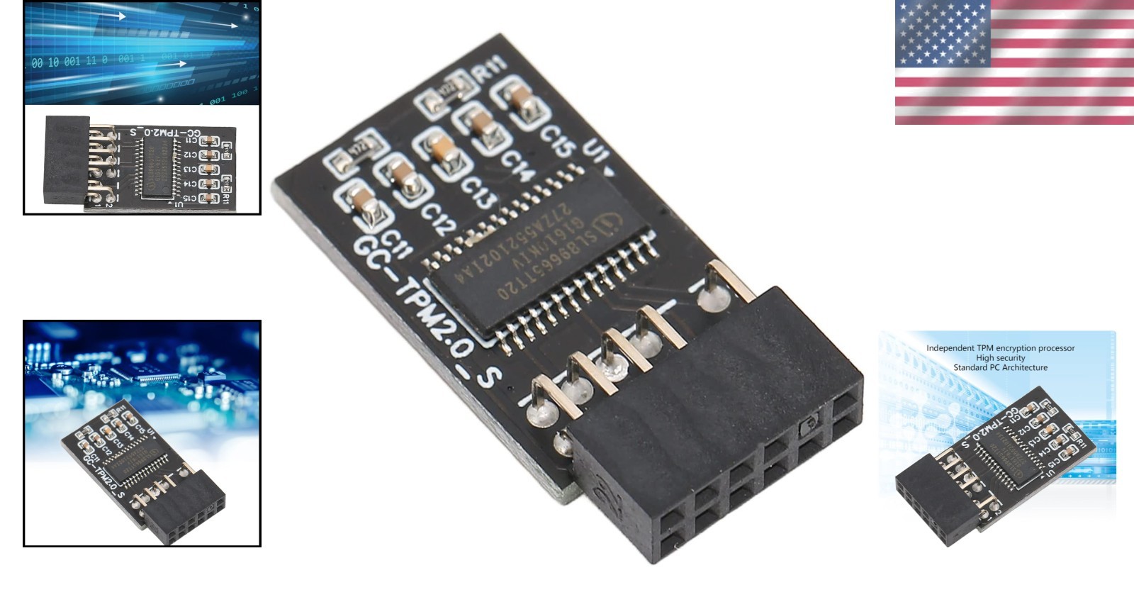 Secure Your PC: TPM 2.0 Encryption Module for AMD & Intel Compatible Systems