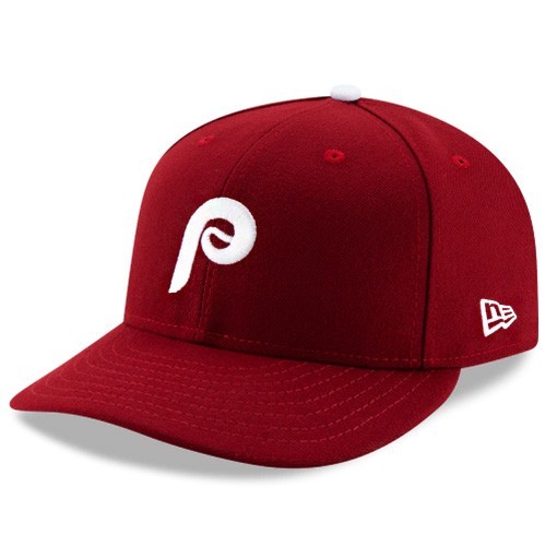 New Era Philadelphia Phillies Fitted Hat MLB LP Authentic 2 Tone Low Profile Cap