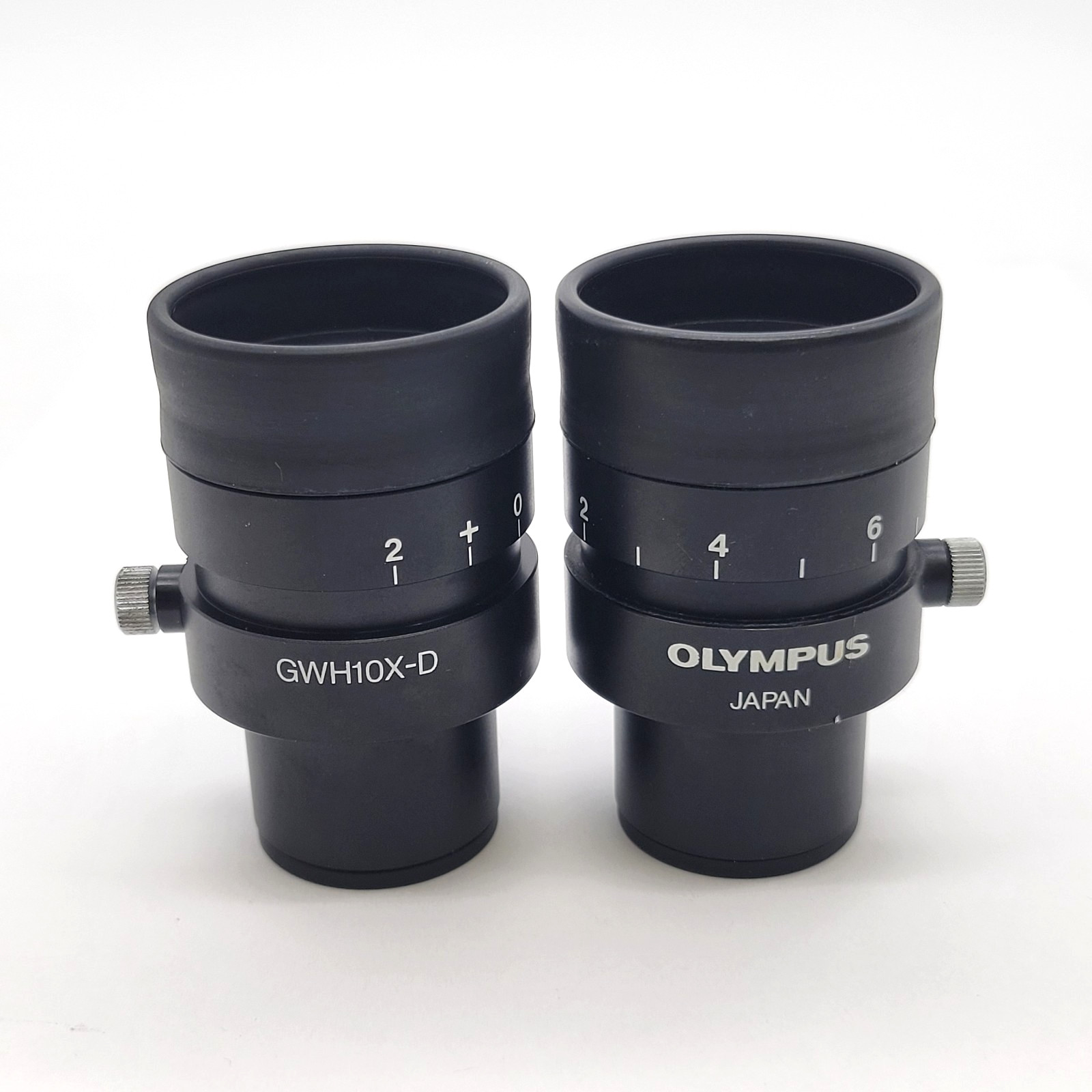 Olympus Stereo Microscope Eyepiece Pair GWH10X-D 10x Eyepieces for SZH