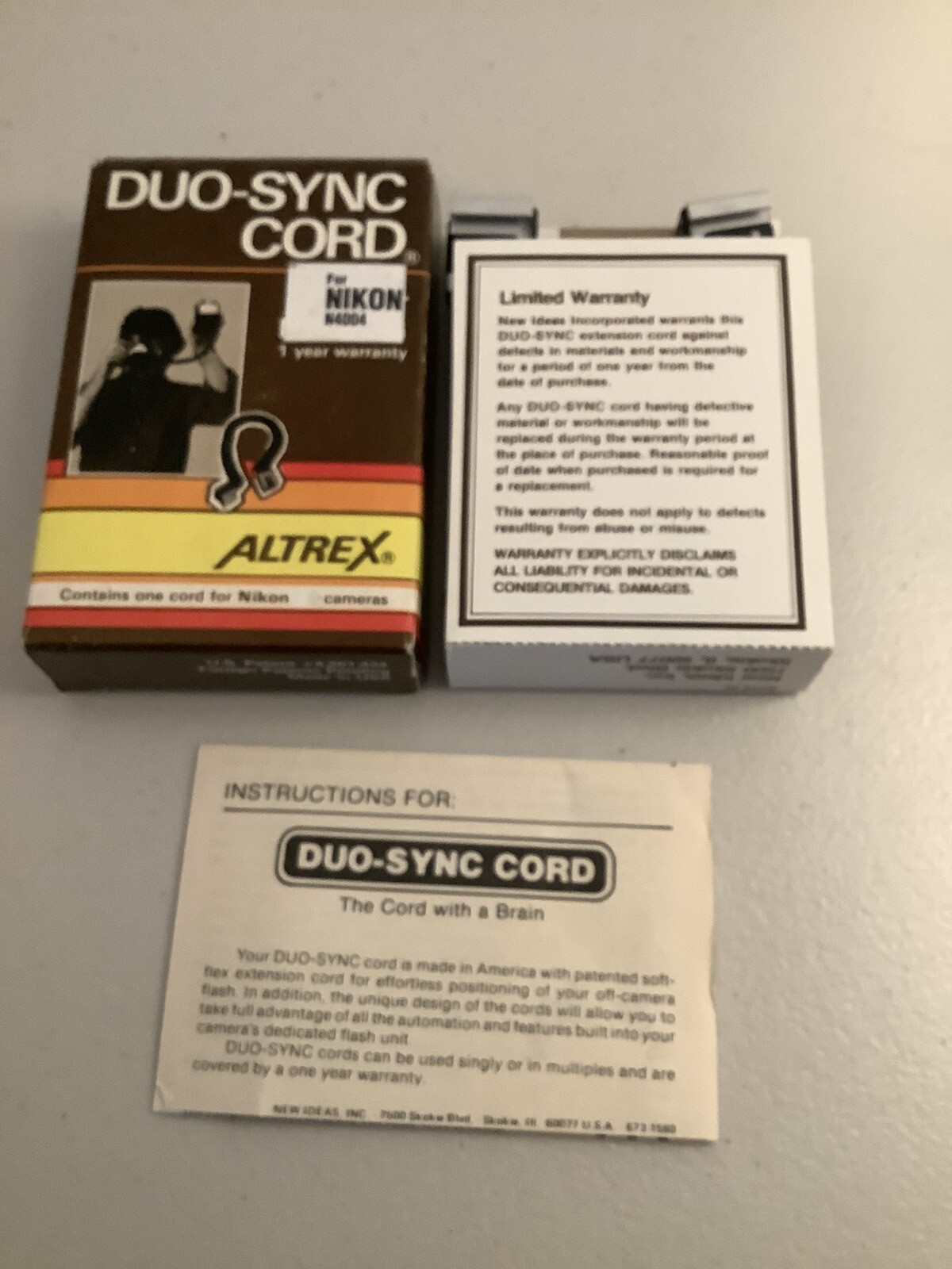 Altrex Duo-Sync Cord for Nikon N4004