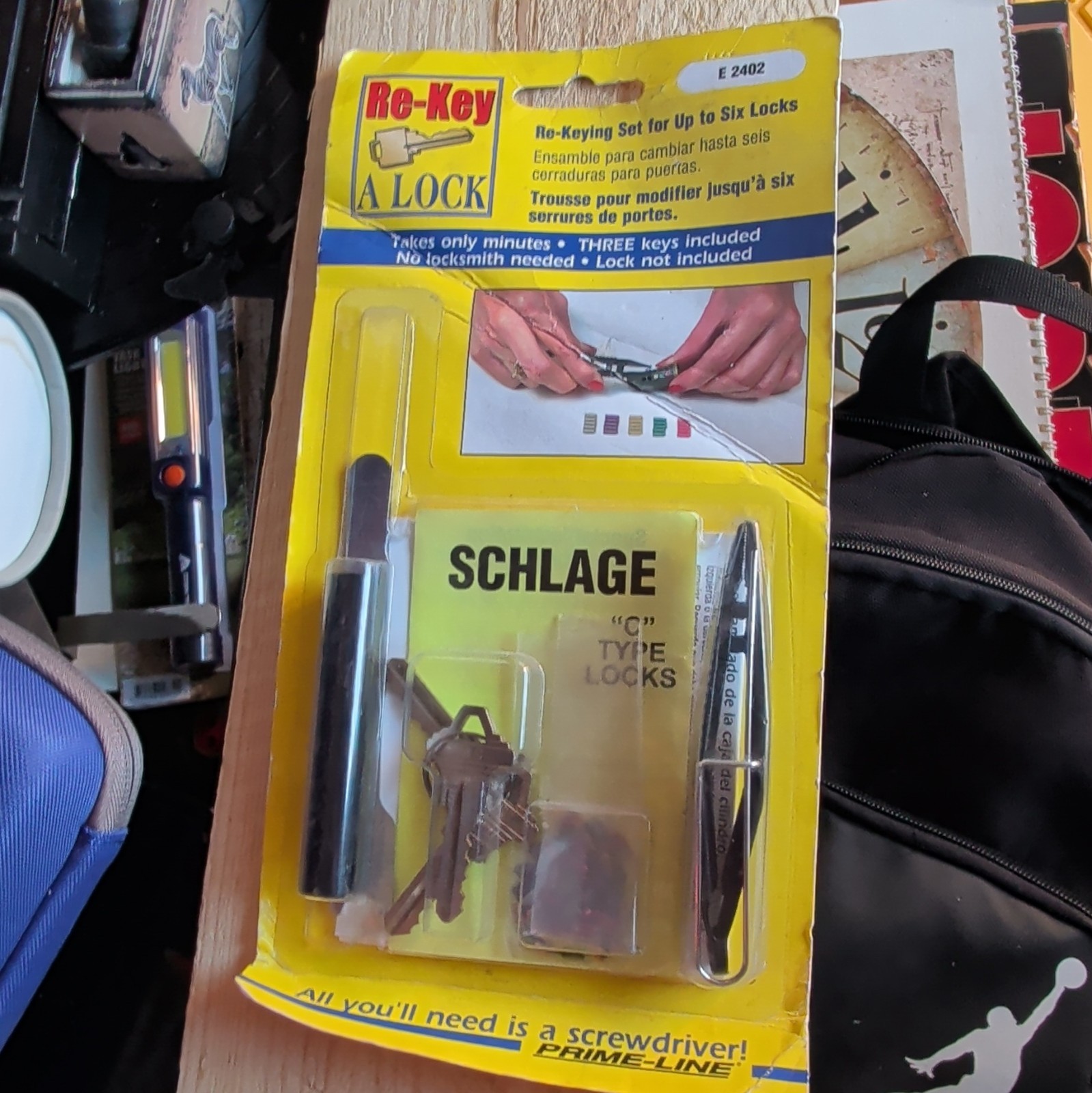 Prime-Line Re-Key A Lock Rekeying Kit for Schlage C Type Locks, E 2402