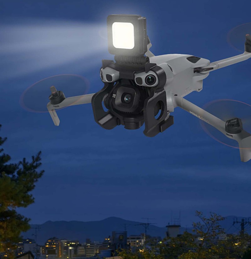 Gimbal Guard Protector Bumper w/ LED Light for DJI Mini 5 Pro Drone Accessories