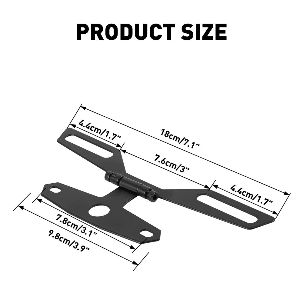 For Motorcycle Bike Plate License Holder Mount WITH Bracket LED Brake Tail Light