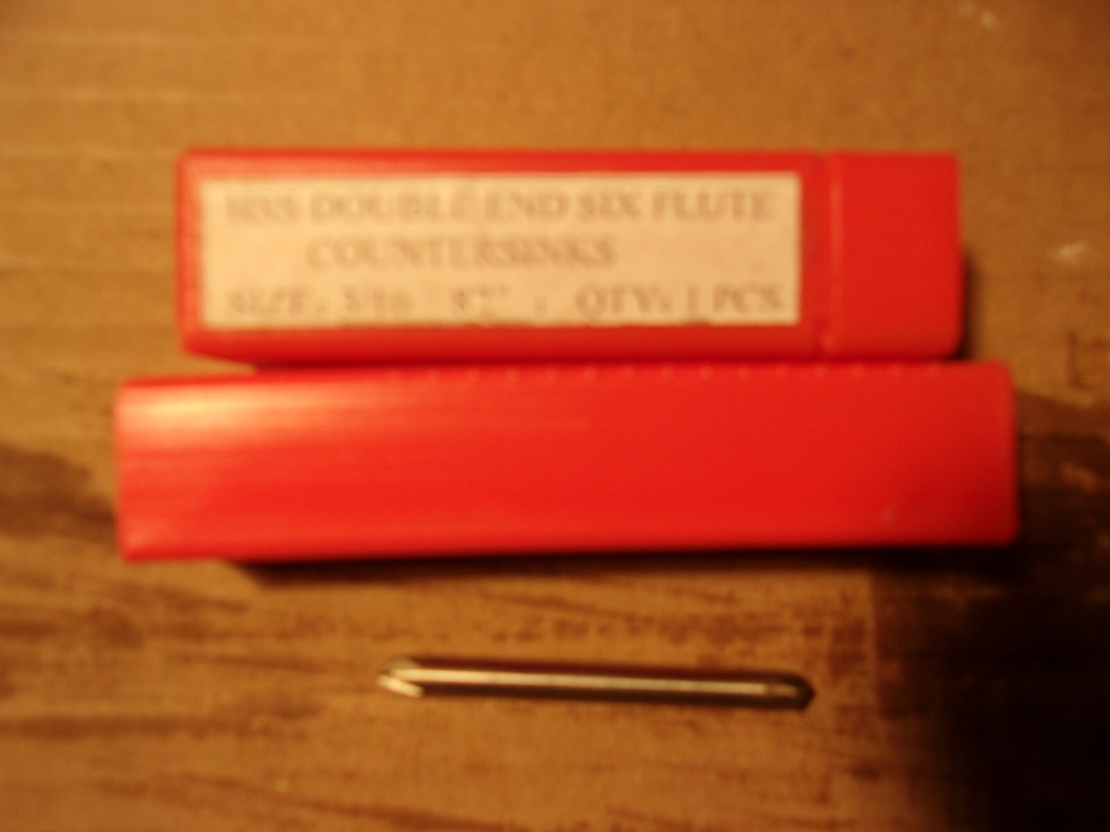 HSS double end six flute countersink 5/16" 82 degree