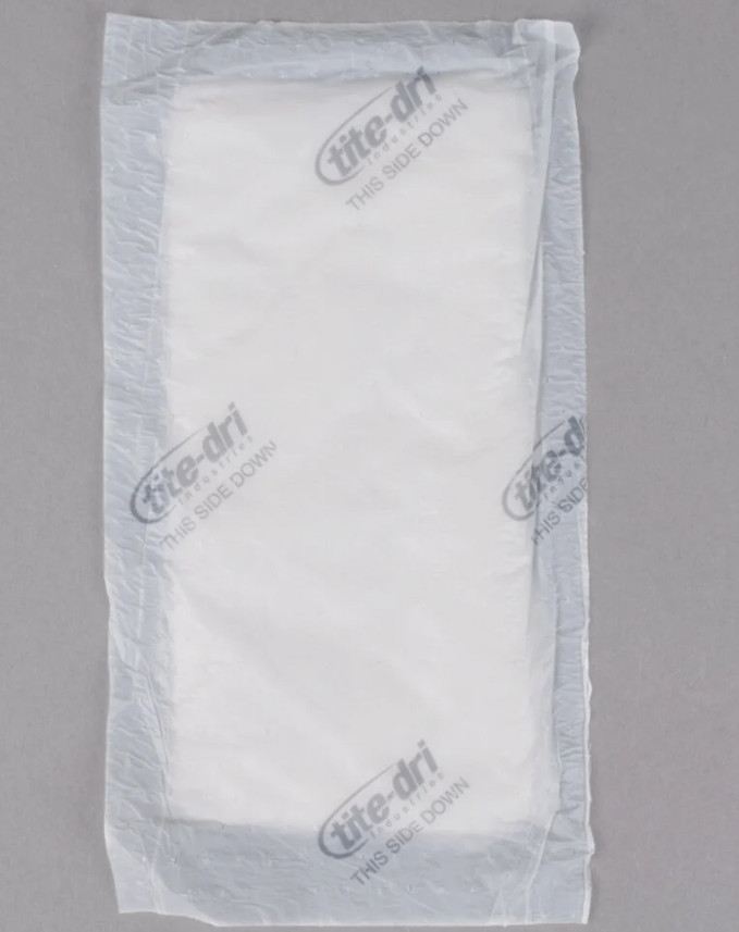 (2000-Case) 4" x 7" White 50 Grams Absorbent Pad For Meat Fish And Poultry Pad