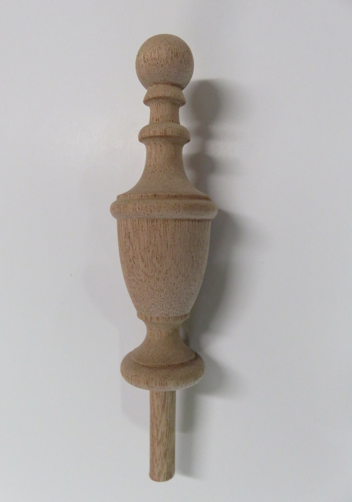 Wooden Finial-Choice-Cherry-Oak-Maple-Walnut-Mahogany Unfinished bedpost #62