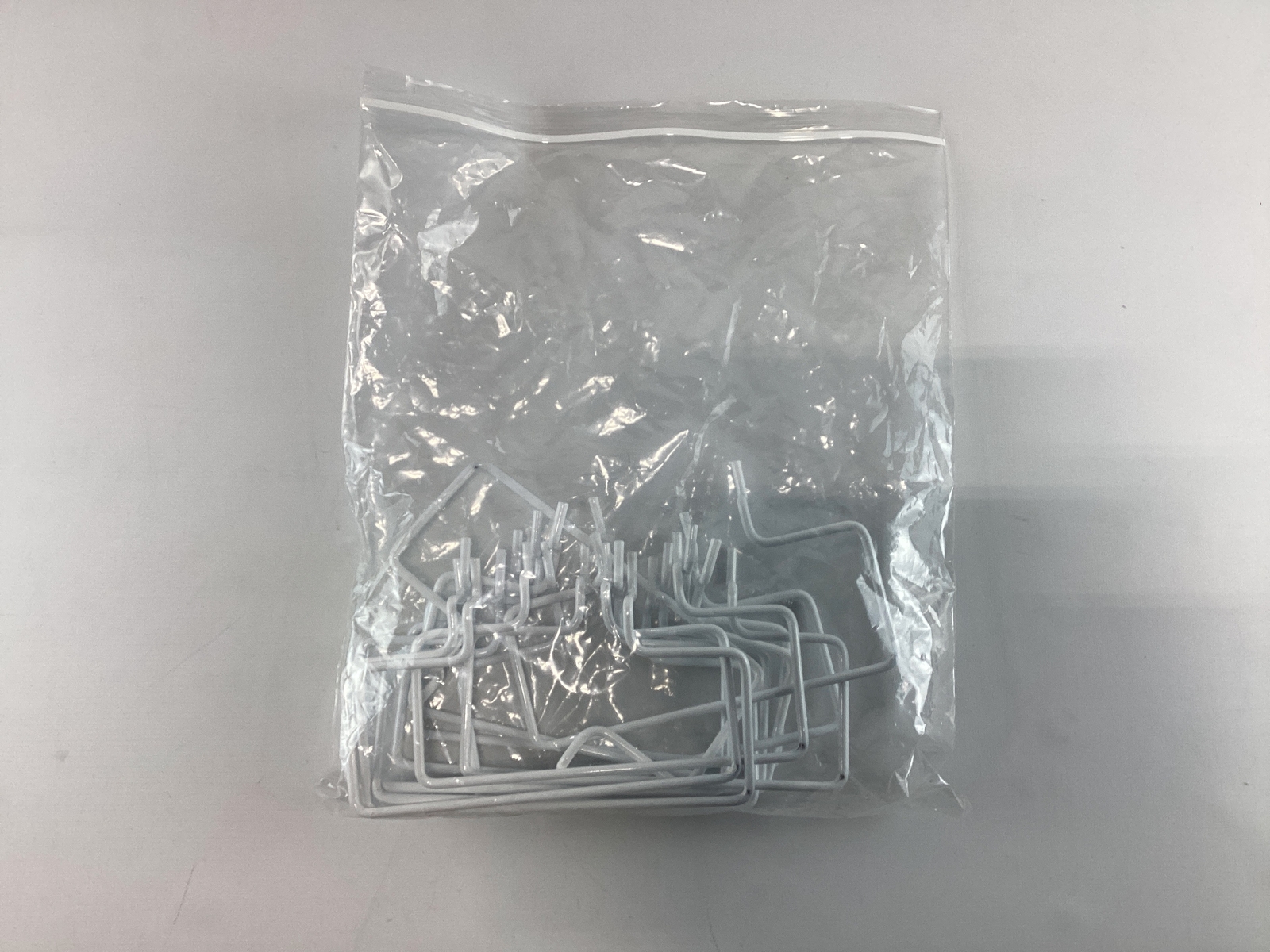 White Slatwall Shelf Hooks 12 pcs EUC