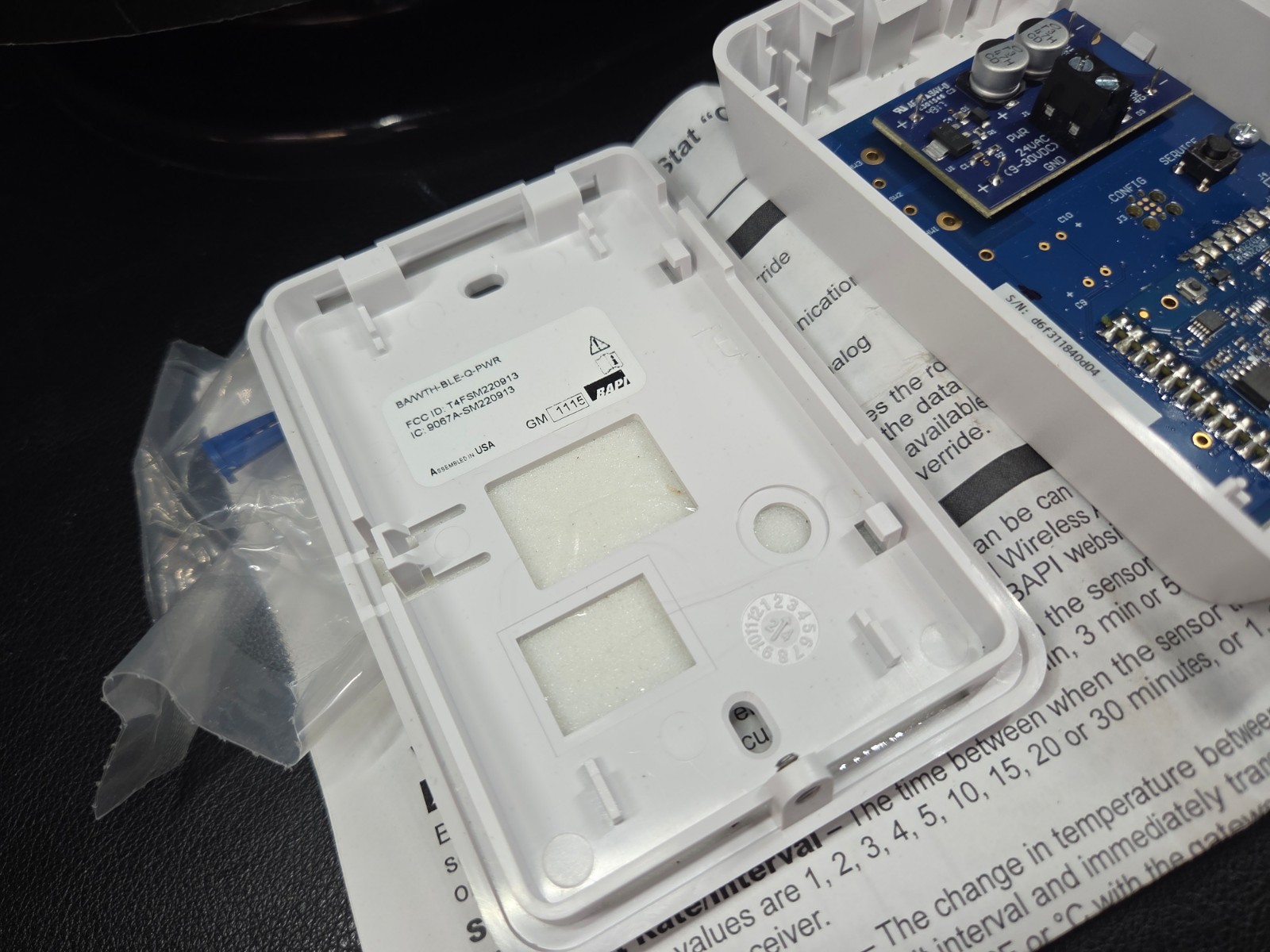 BAPI ba/wth-ble-q-pwr NEW Wireless Wireless BAPI-Stat "Quantum" Temperature/Humi
